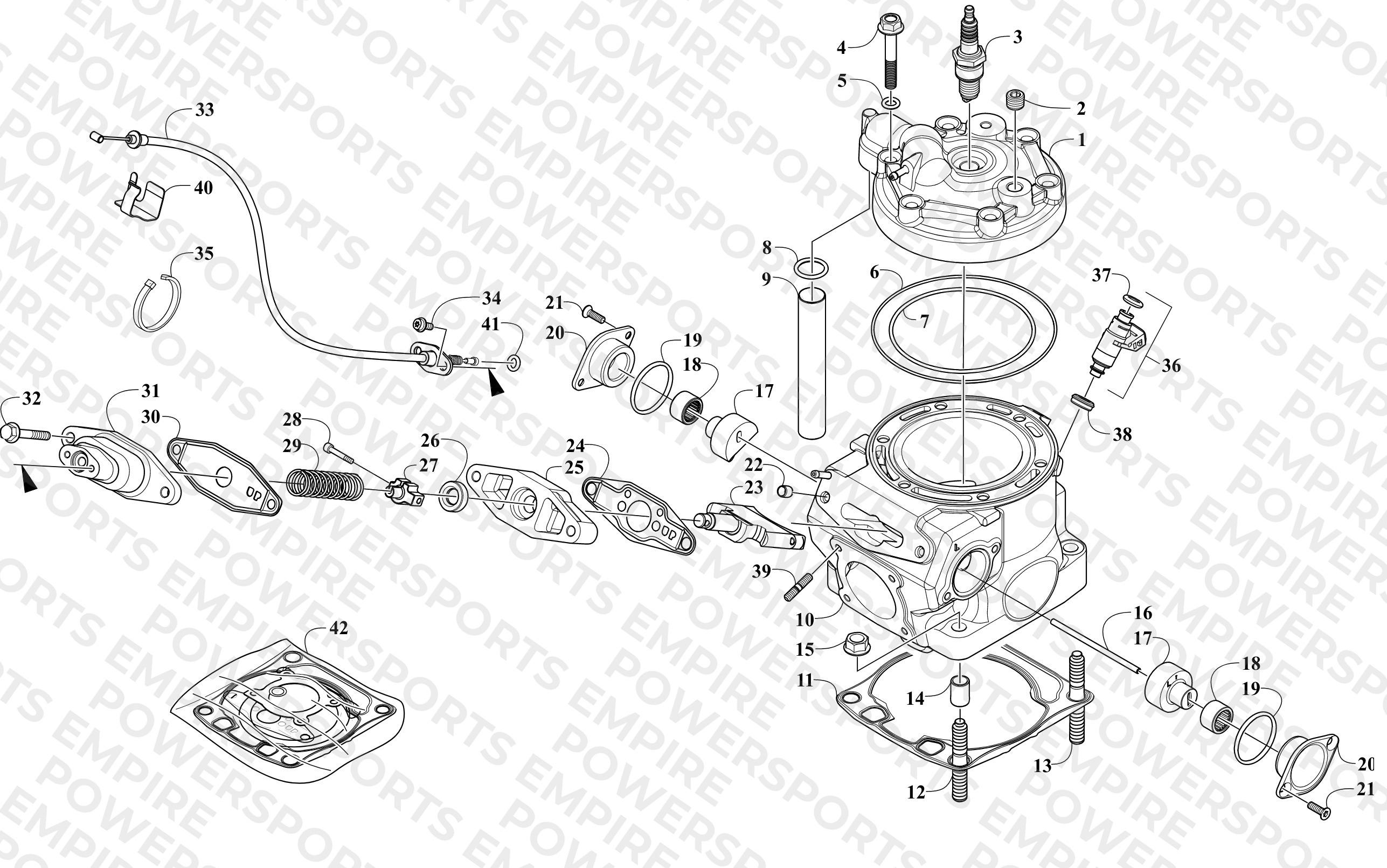 CYLINDER AND HEAD ASSEMBLY