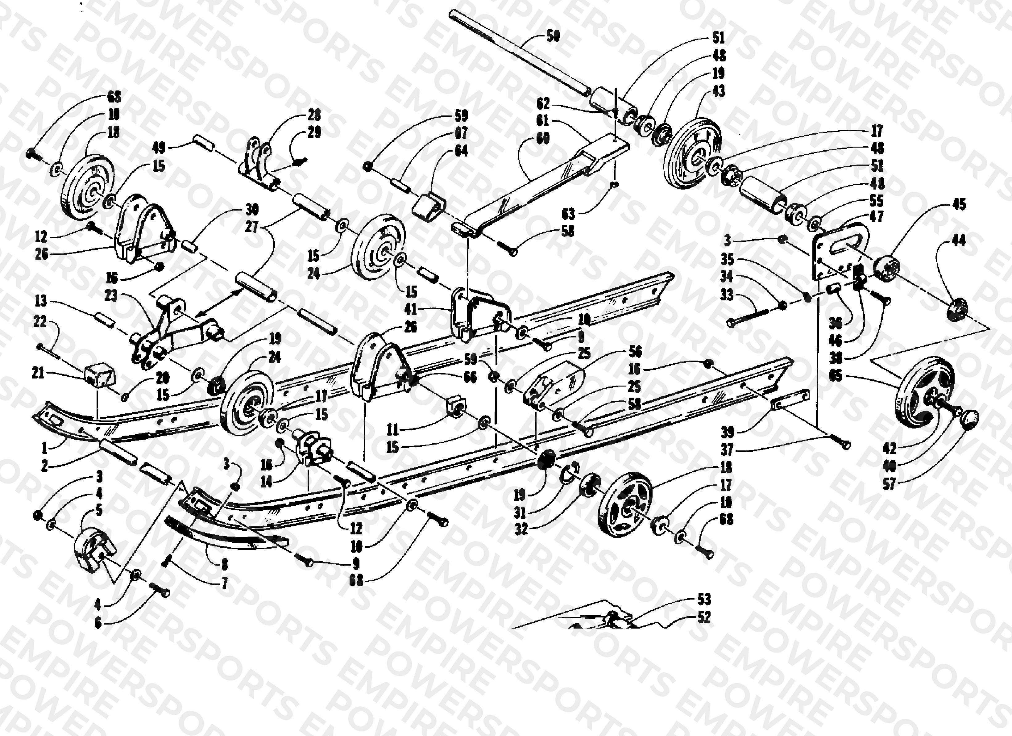 SLIDE RAIL AND TRACK ASSEMBLY