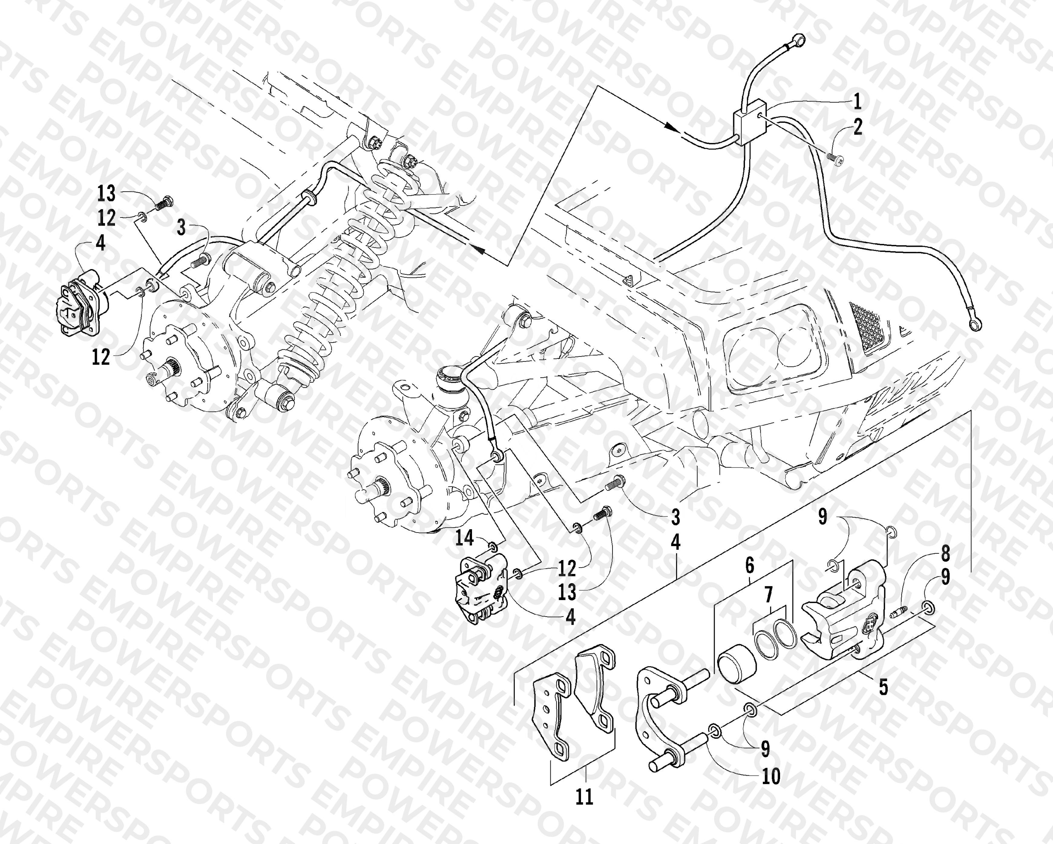 HYDRAULIC BRAKE ASSEMBLY