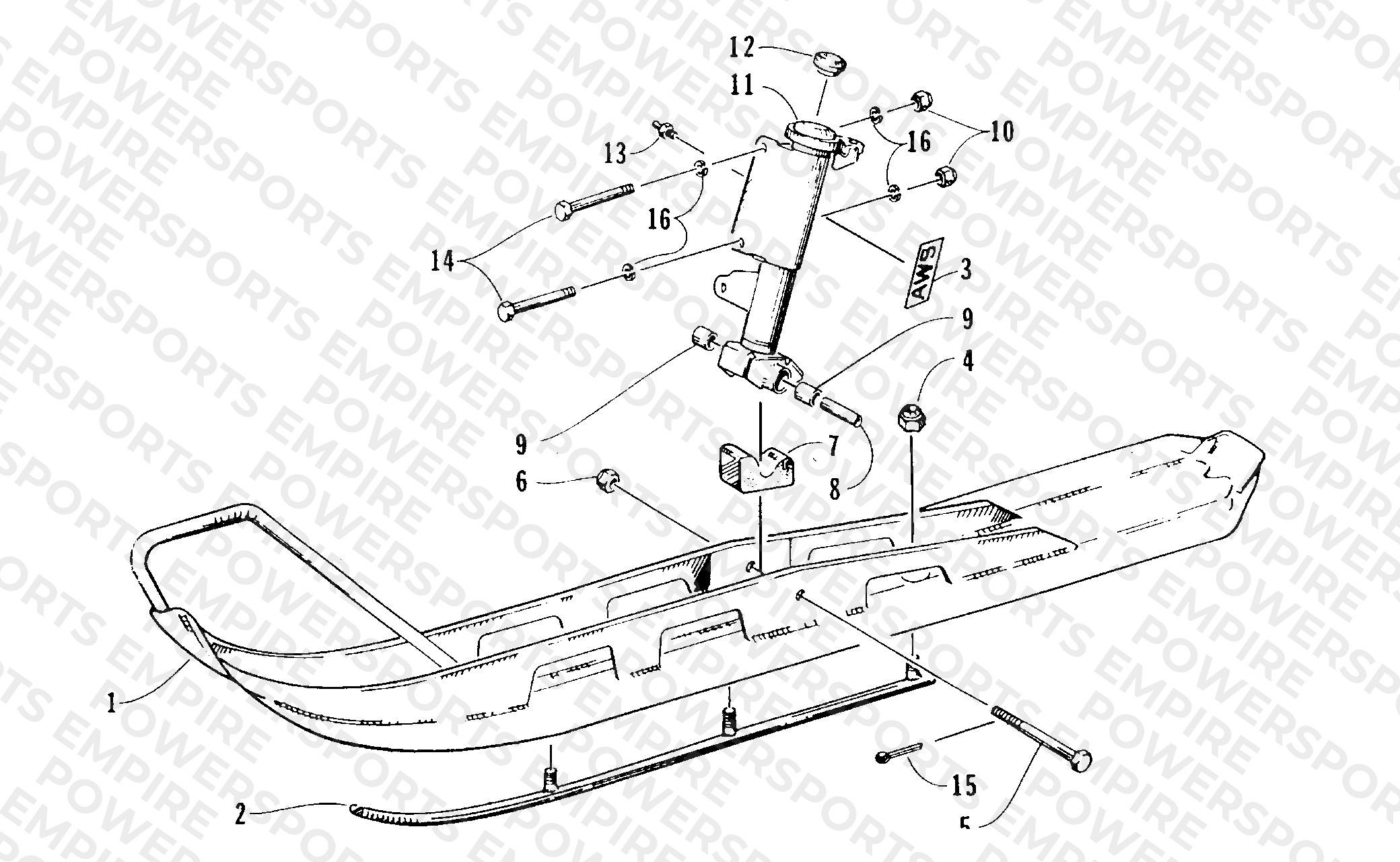 SKI AND FRONT SUSPENSION