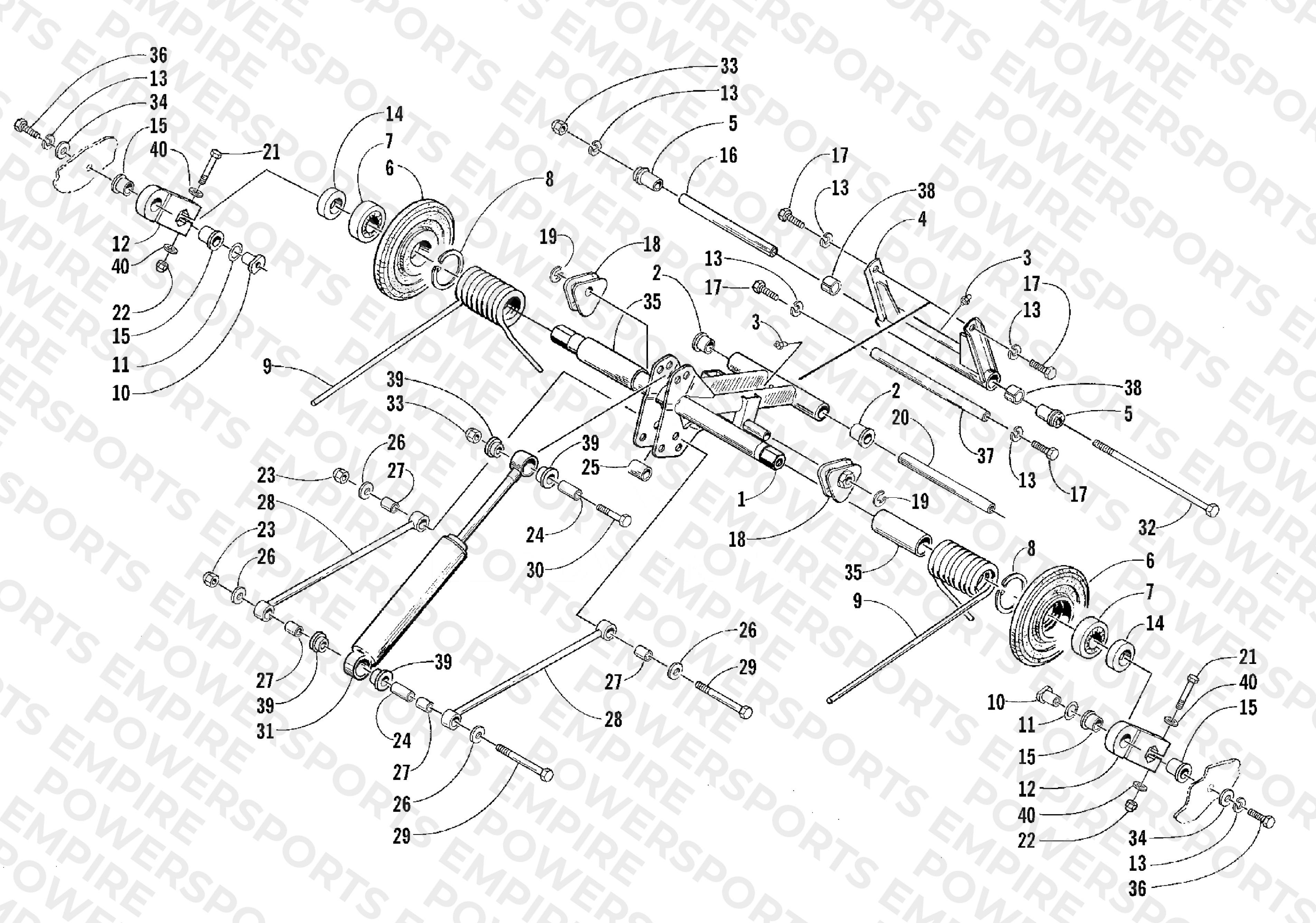 REAR SUSPENSION REAR ARM ASSEMBLY