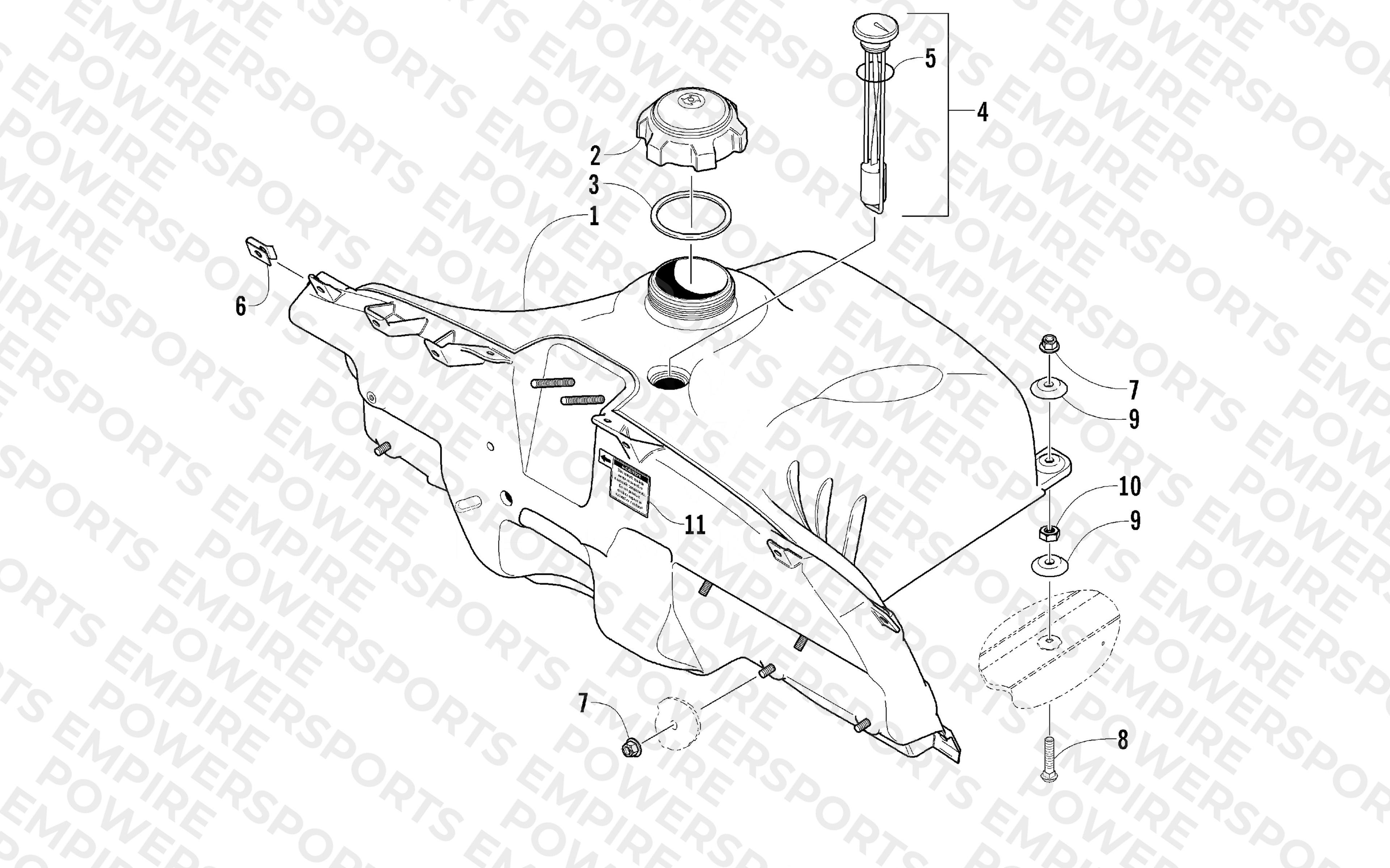 GAS TANK ASSEMBLY