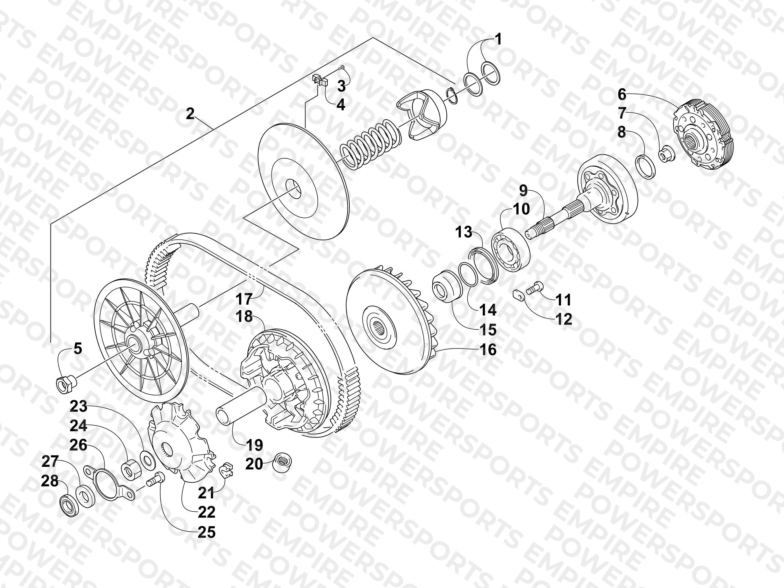 TRANSMISSION ASSEMBLY (ENGINE SERIAL NO. 20044790 and Up)
