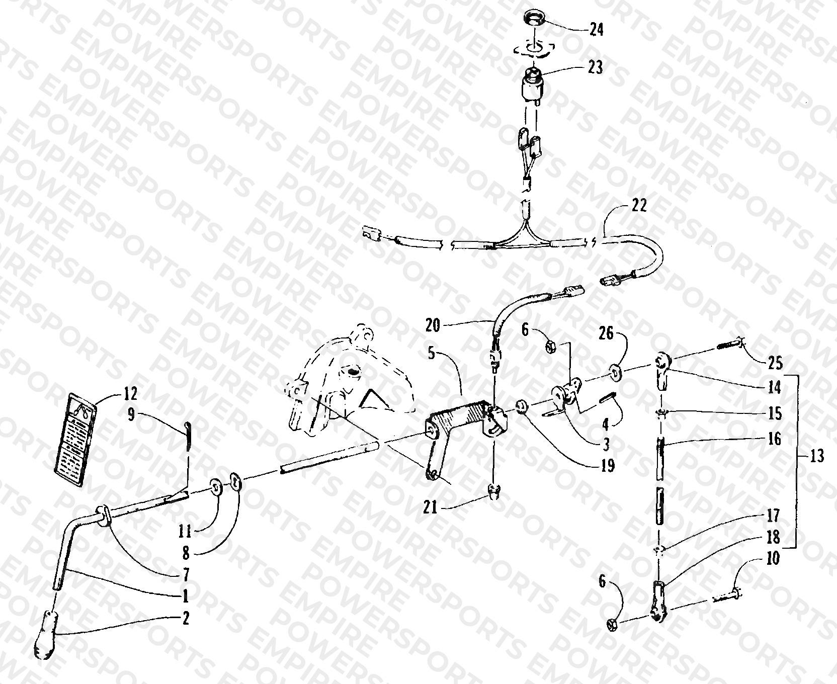 REVERSE SHIFT LEVER ASSEMBLY