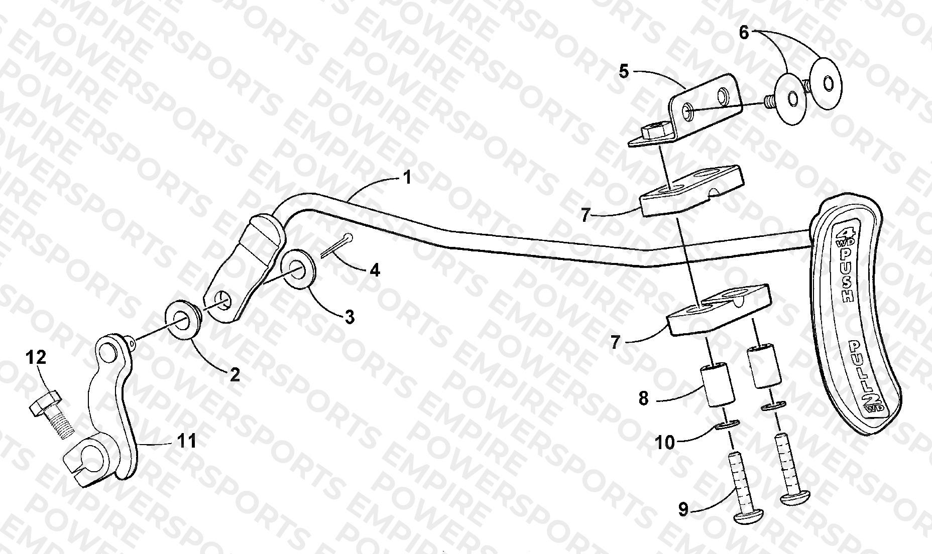 FRONT SHIFT LINKAGE ASSEMBLY