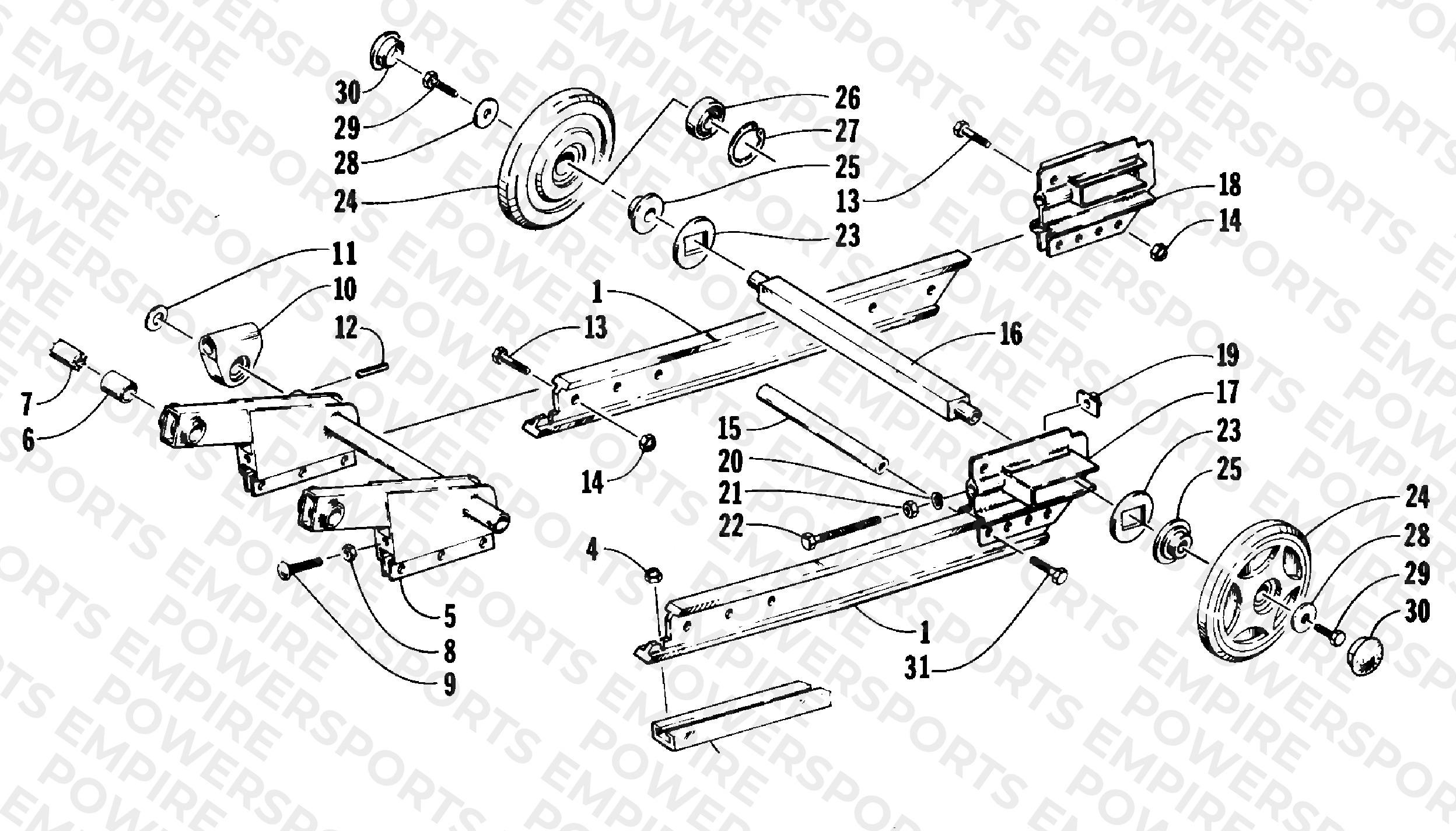 ARTICULATING SKID FRAME
