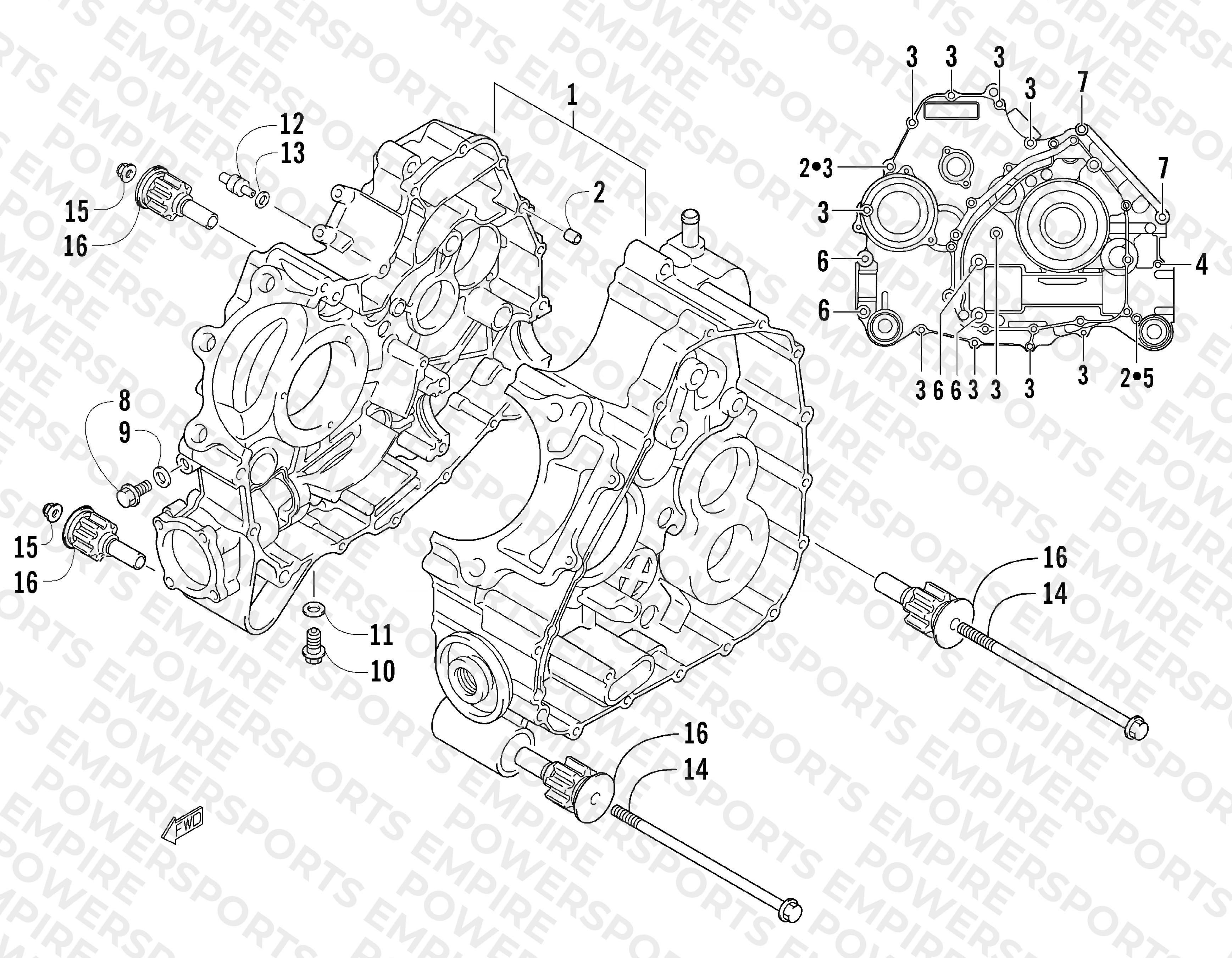 CRANKCASE ASSEMBLY