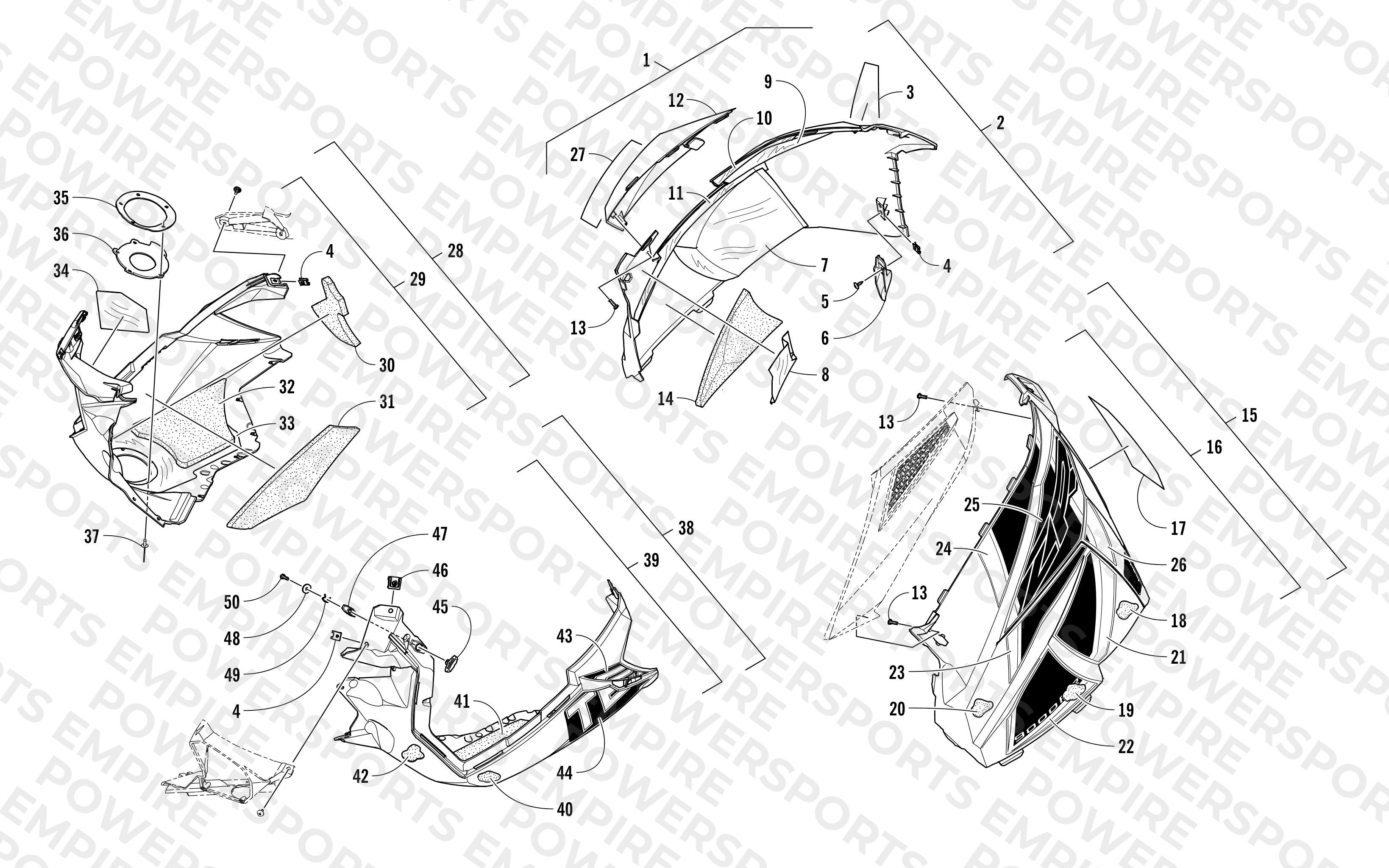 SKID PLATE AND SIDE PANEL ASSEMBLY