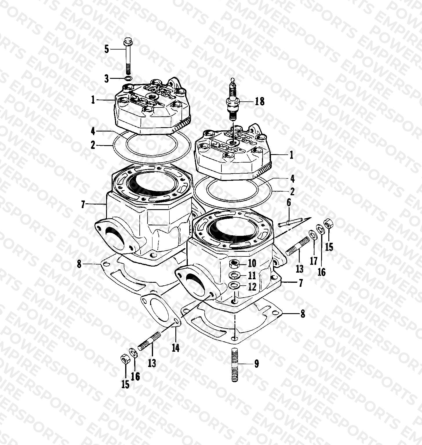 CYLINDER AND HEAD ASSEMBLY