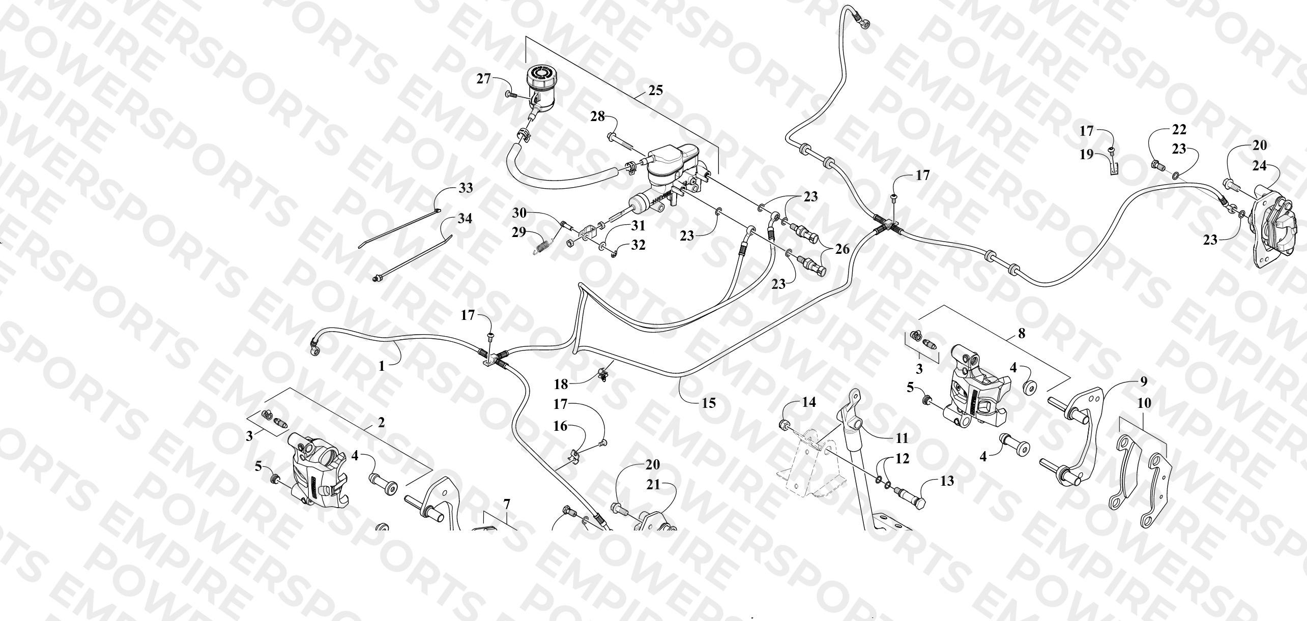 HYDRAULIC BRAKE ASSEMBLY