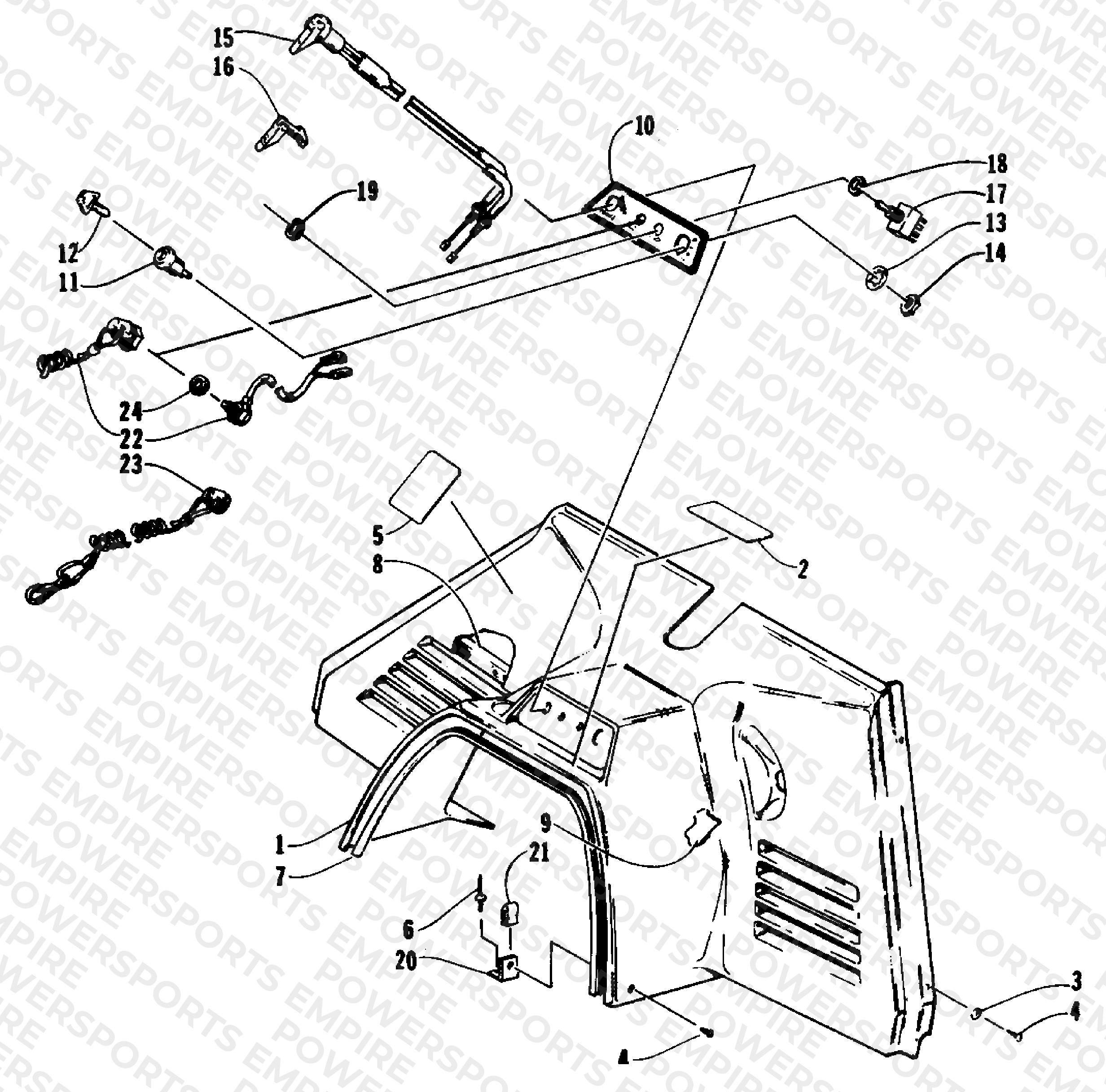 CONSOLE AND SWITCH ASSEMBLIES
