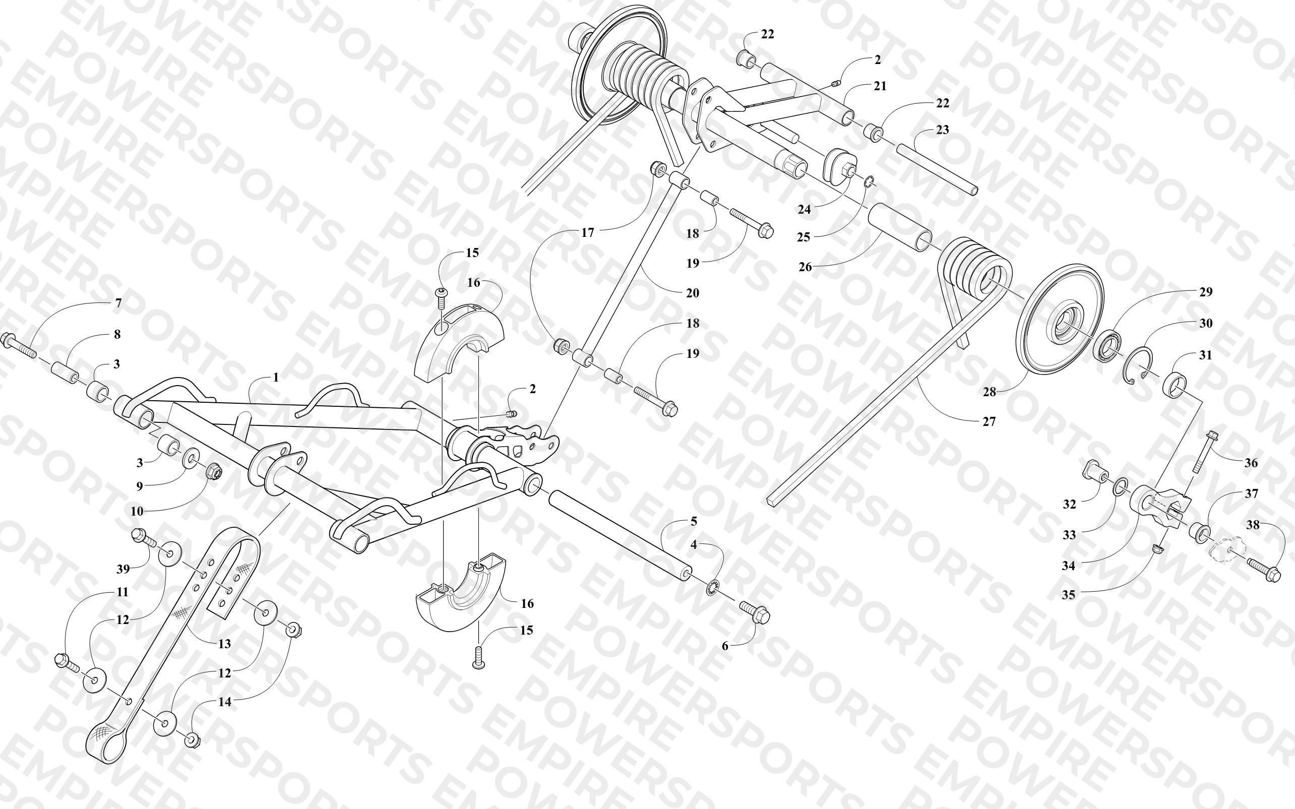 REAR SUSPENSION ARM ASSEMBLIES