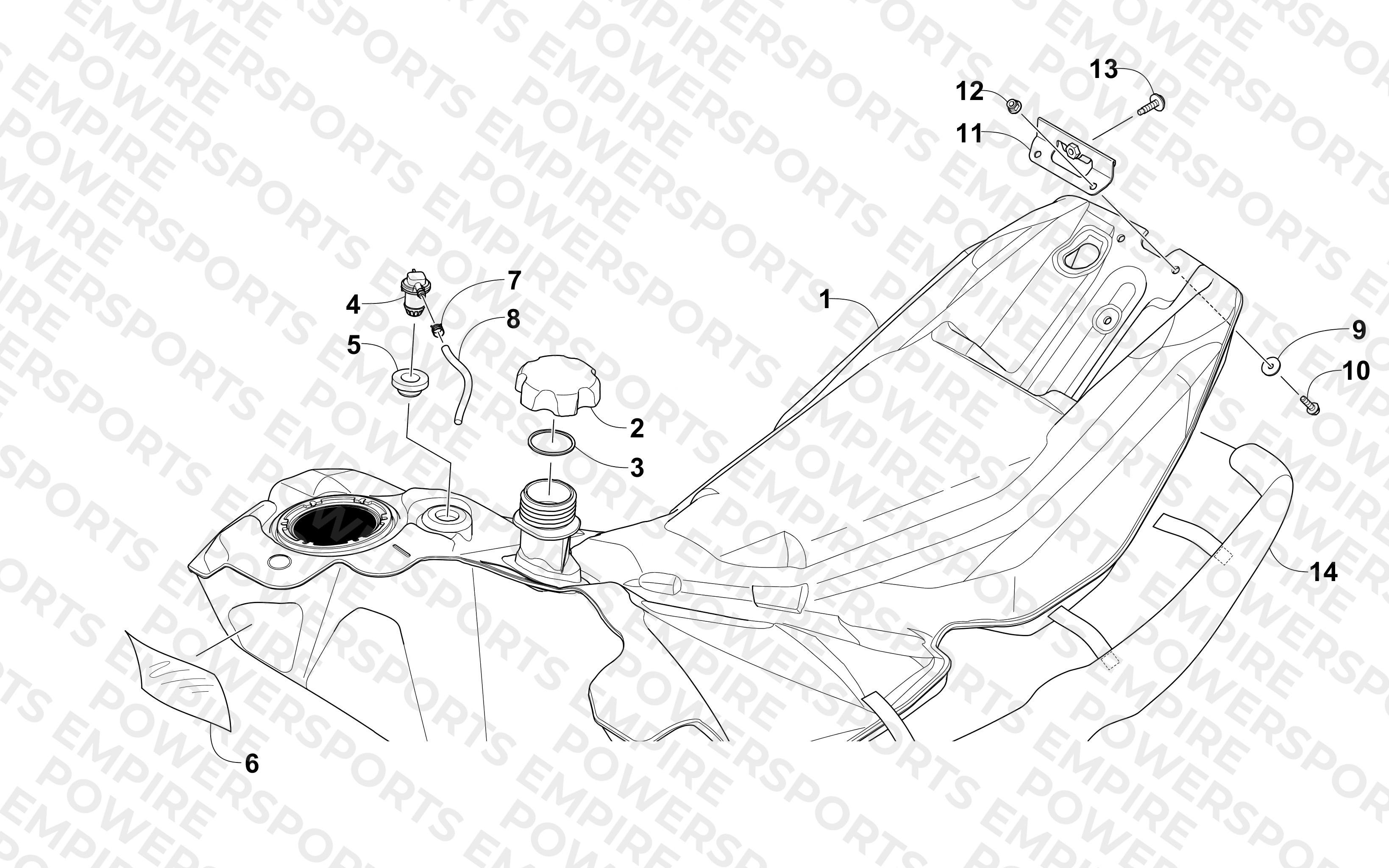 GAS TANK ASSEMBLY