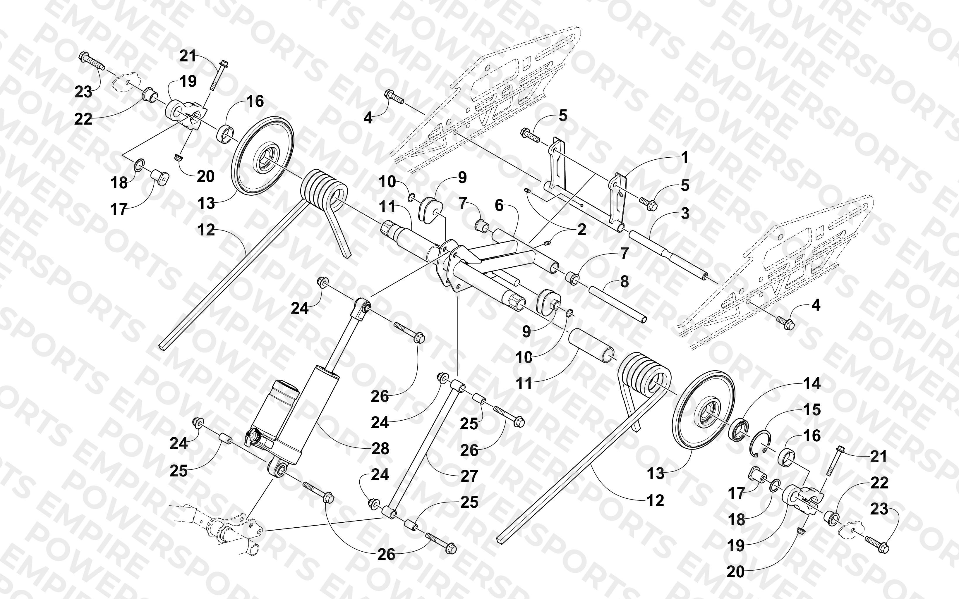 REAR SUSPENSION REAR ARM ASSEMBLY