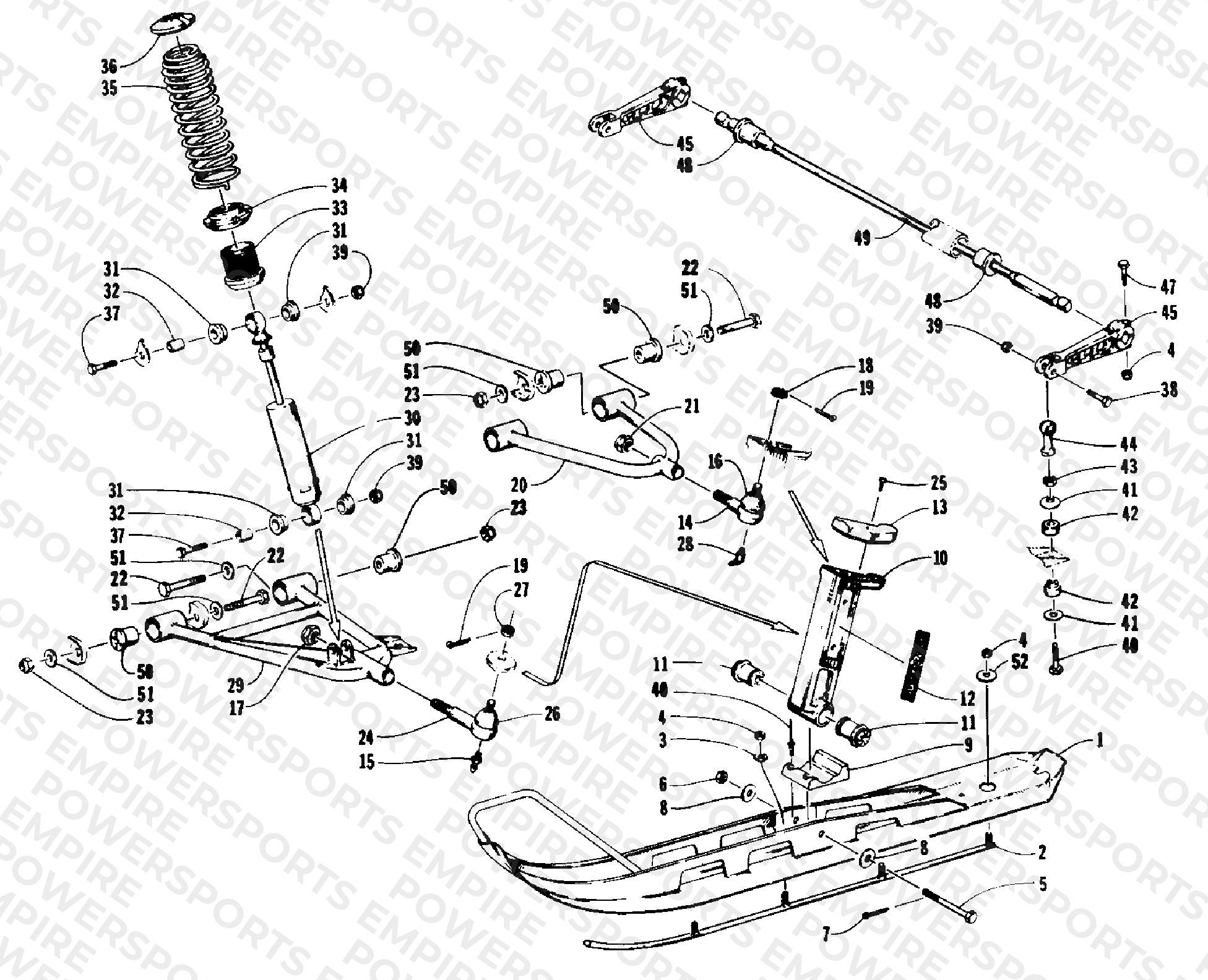 SKI AND FRONT SUSPENSION