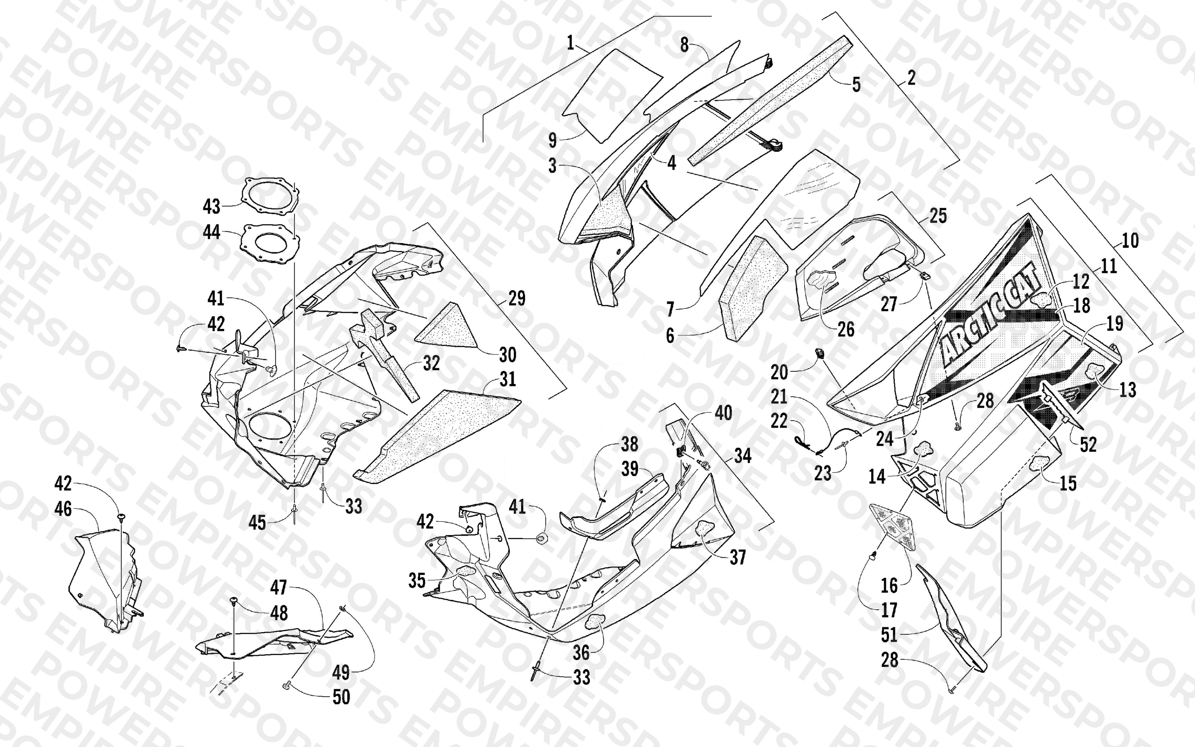 SKID PLATE AND SIDE PANEL ASSEMBLY