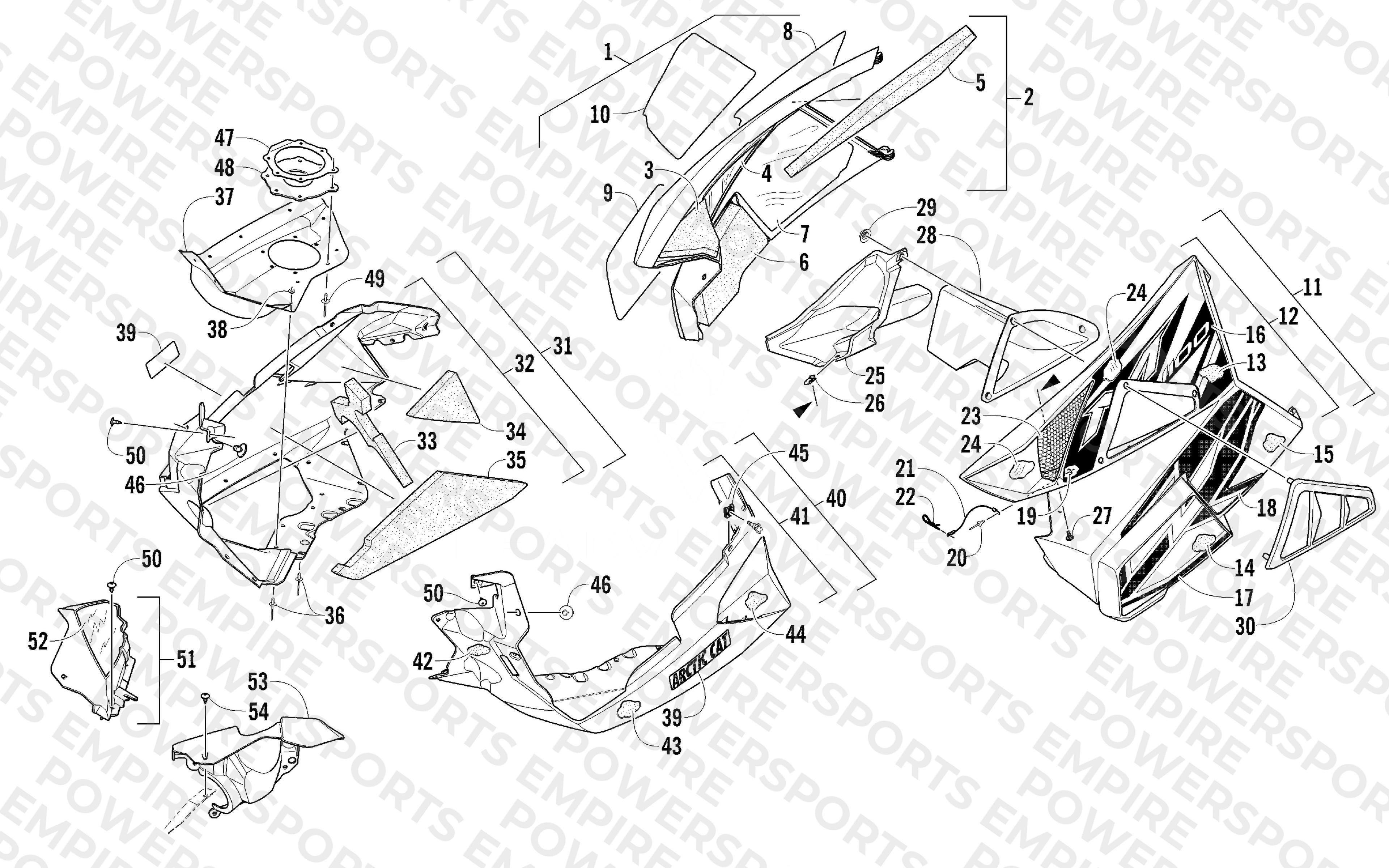 SKID PLATE AND SIDE PANEL ASSEMBLY