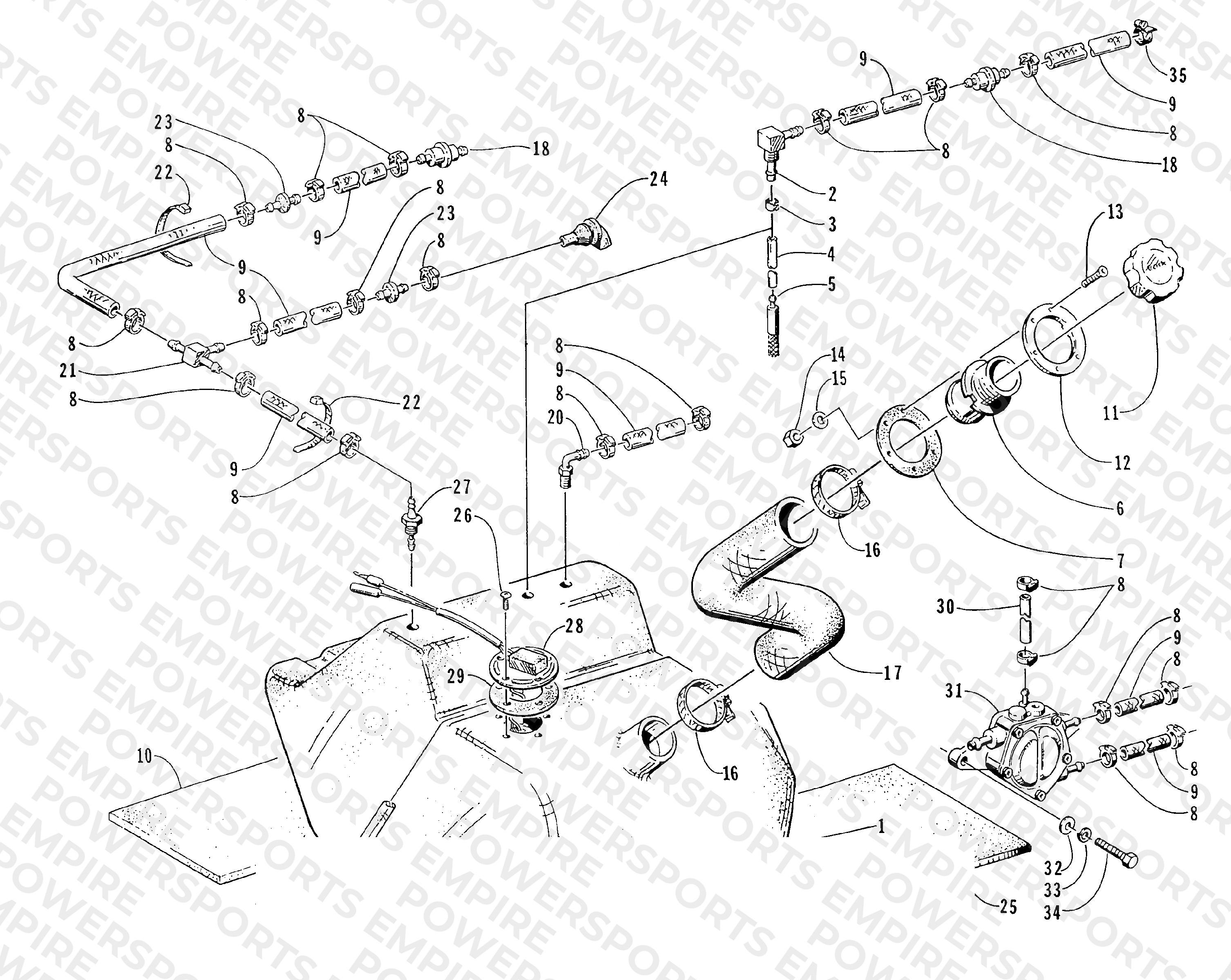 GAS TANK ASSEMBLY