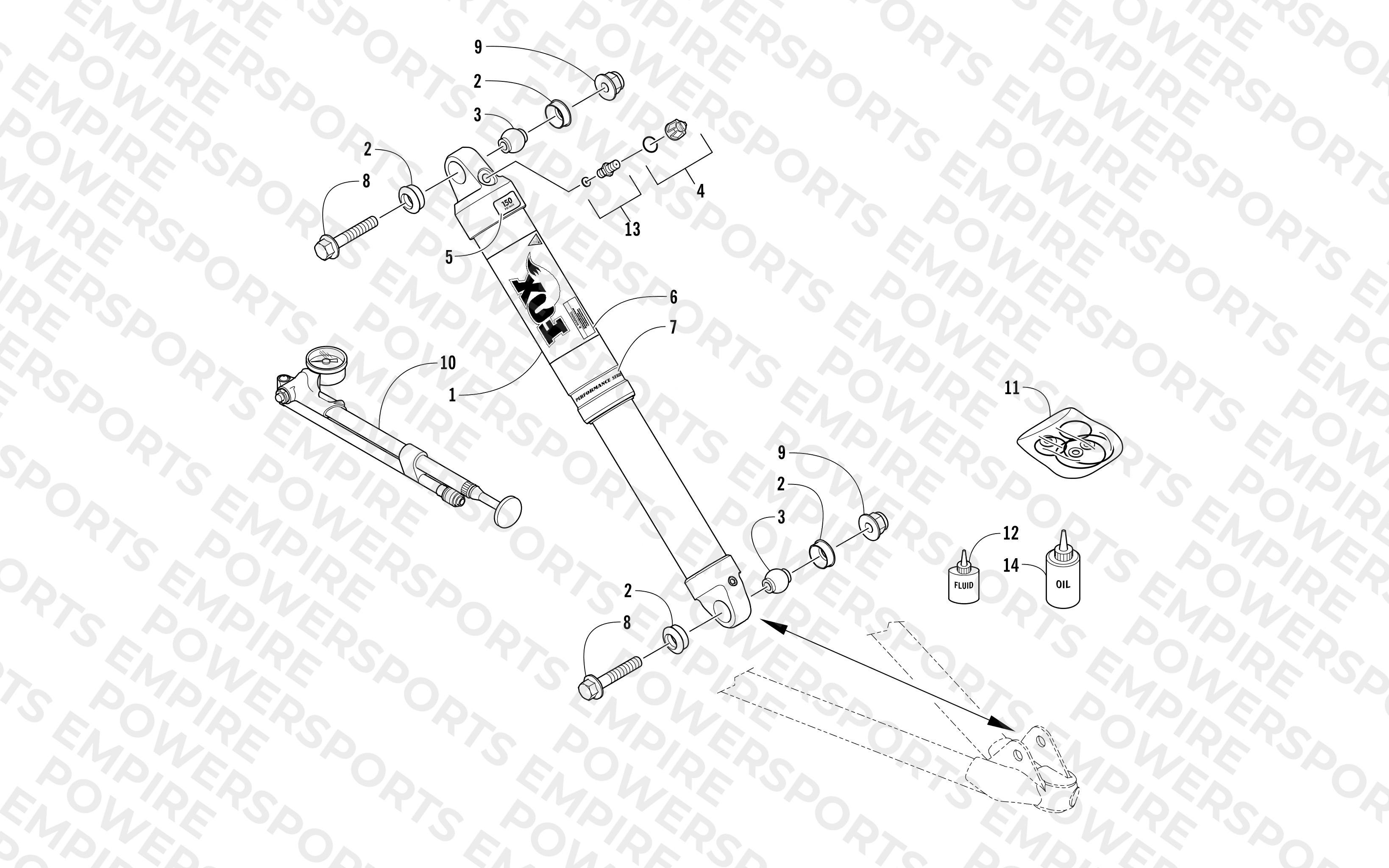 FRONT SUSPENSION SHOCK ABSORBER
