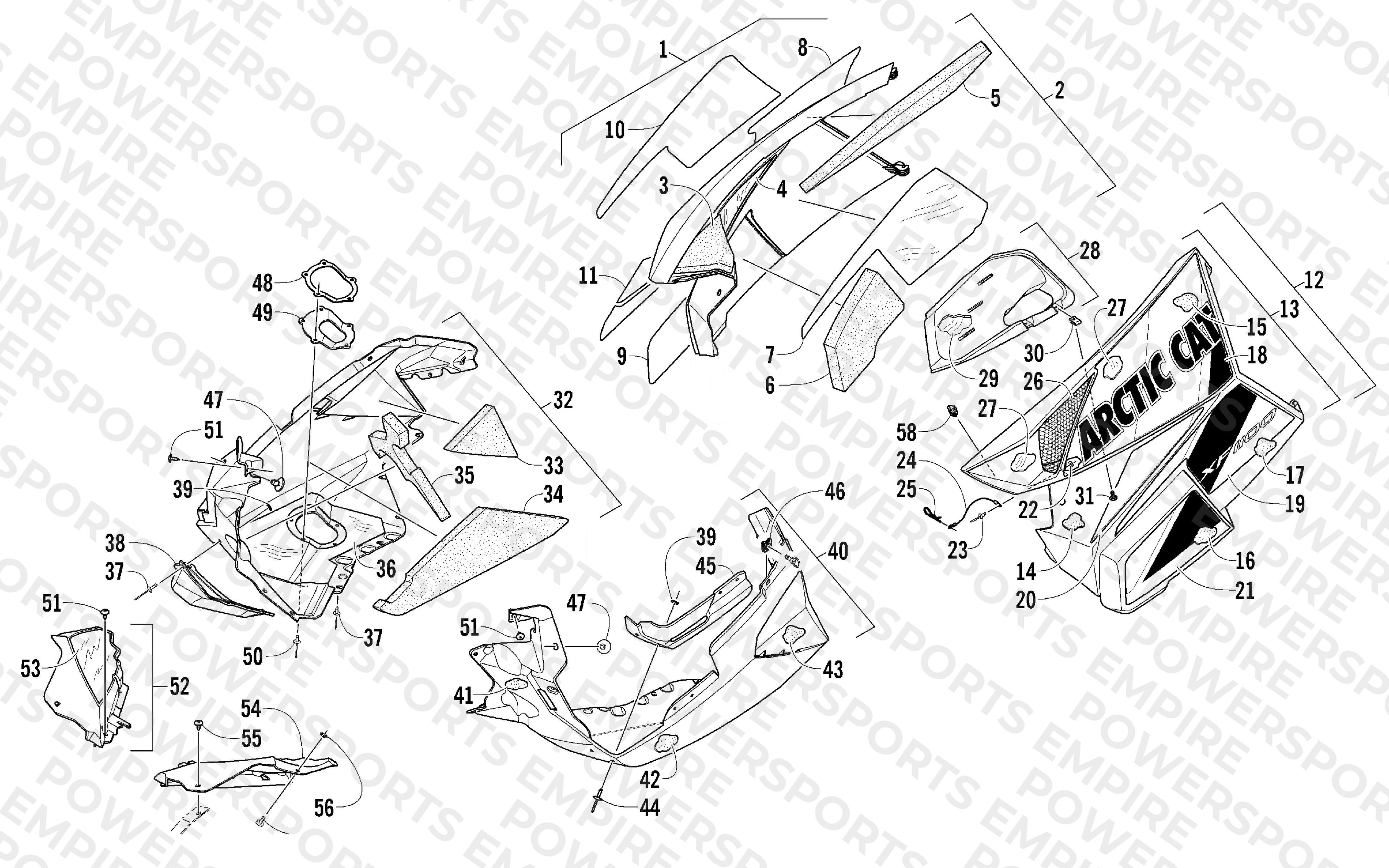 SKID PLATE AND SIDE PANEL ASSEMBLY