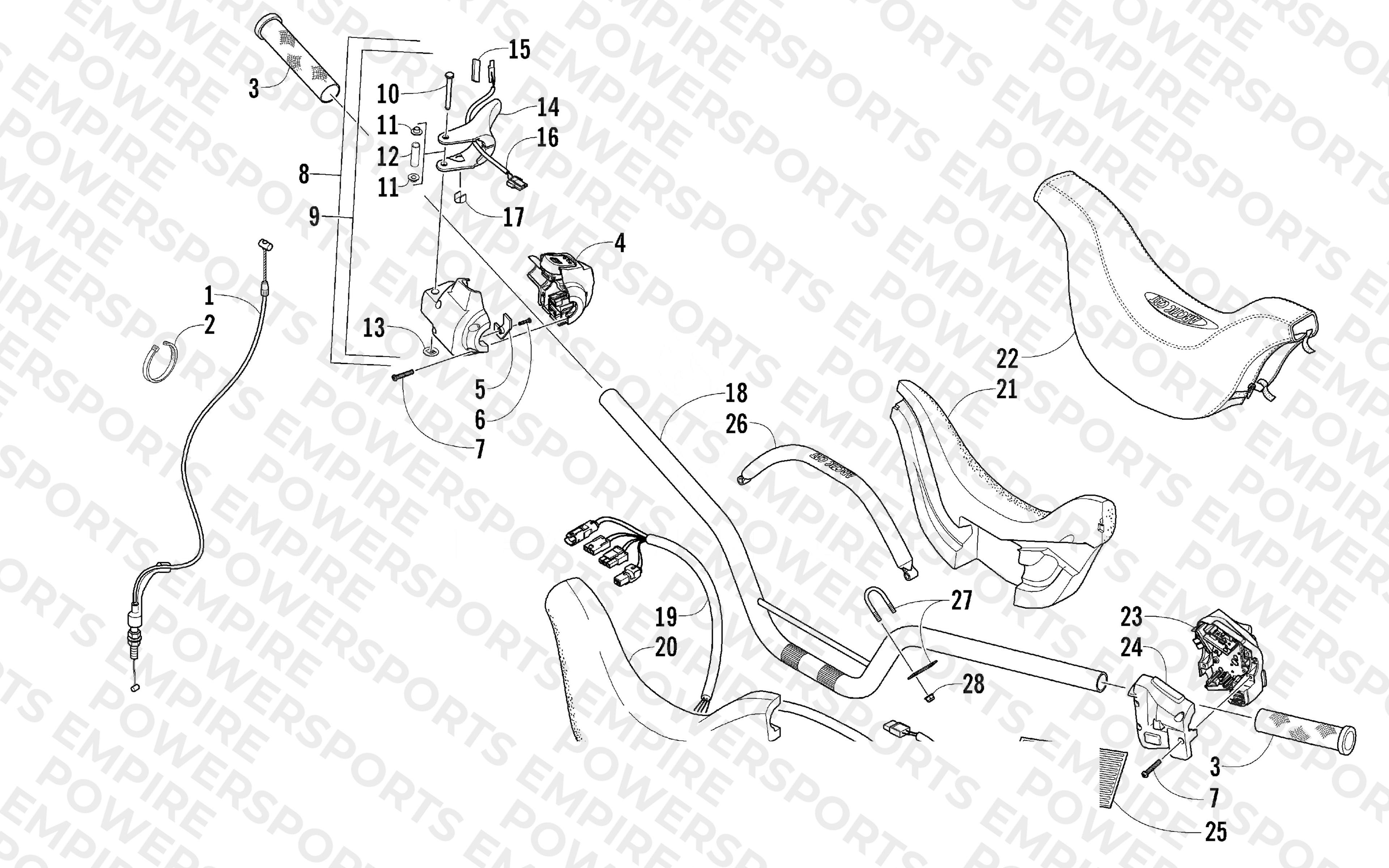 HANDLEBAR AND CONTROLS