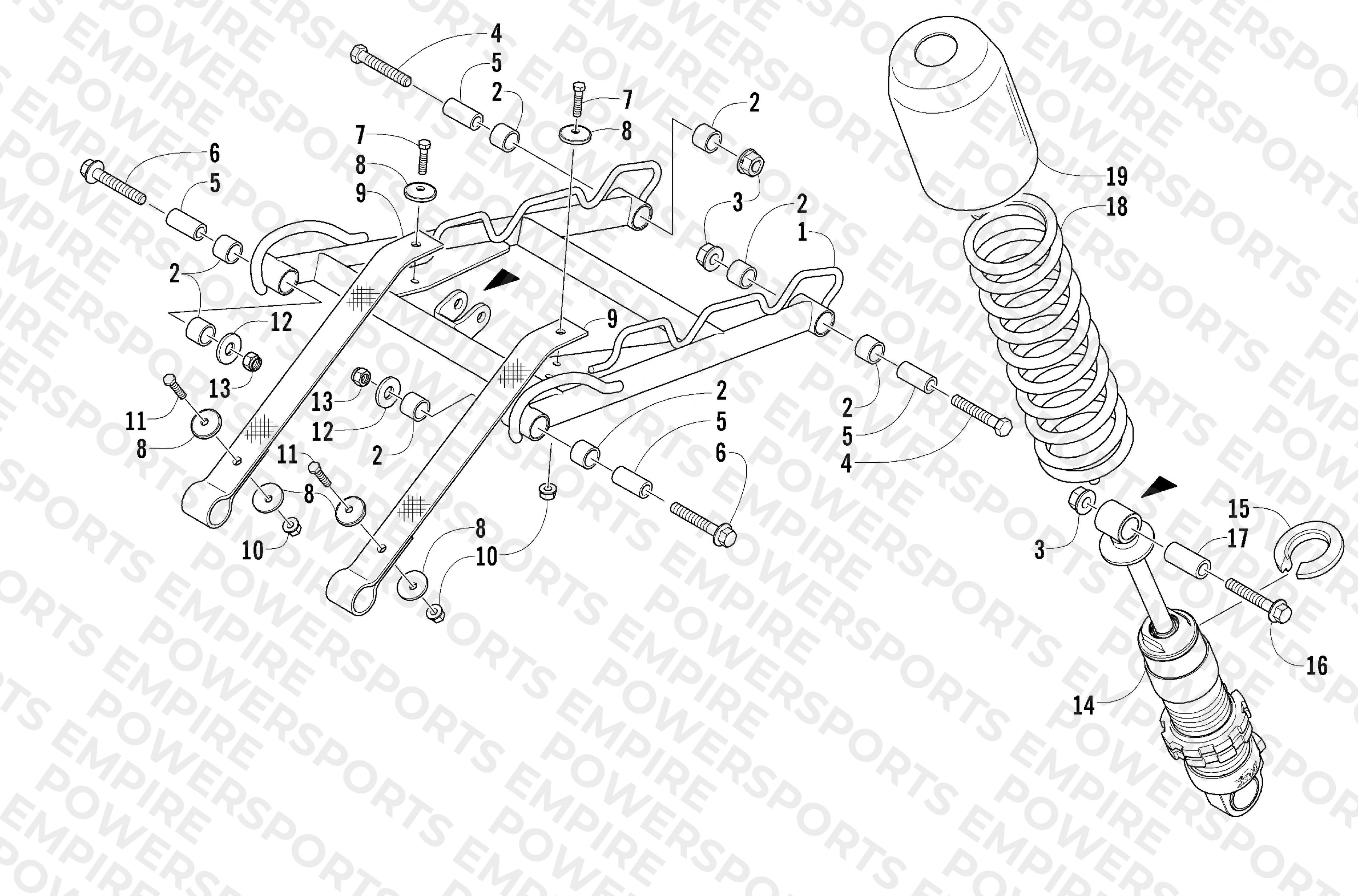 REAR SUSPENSION FRONT ARM ASSEMBLY