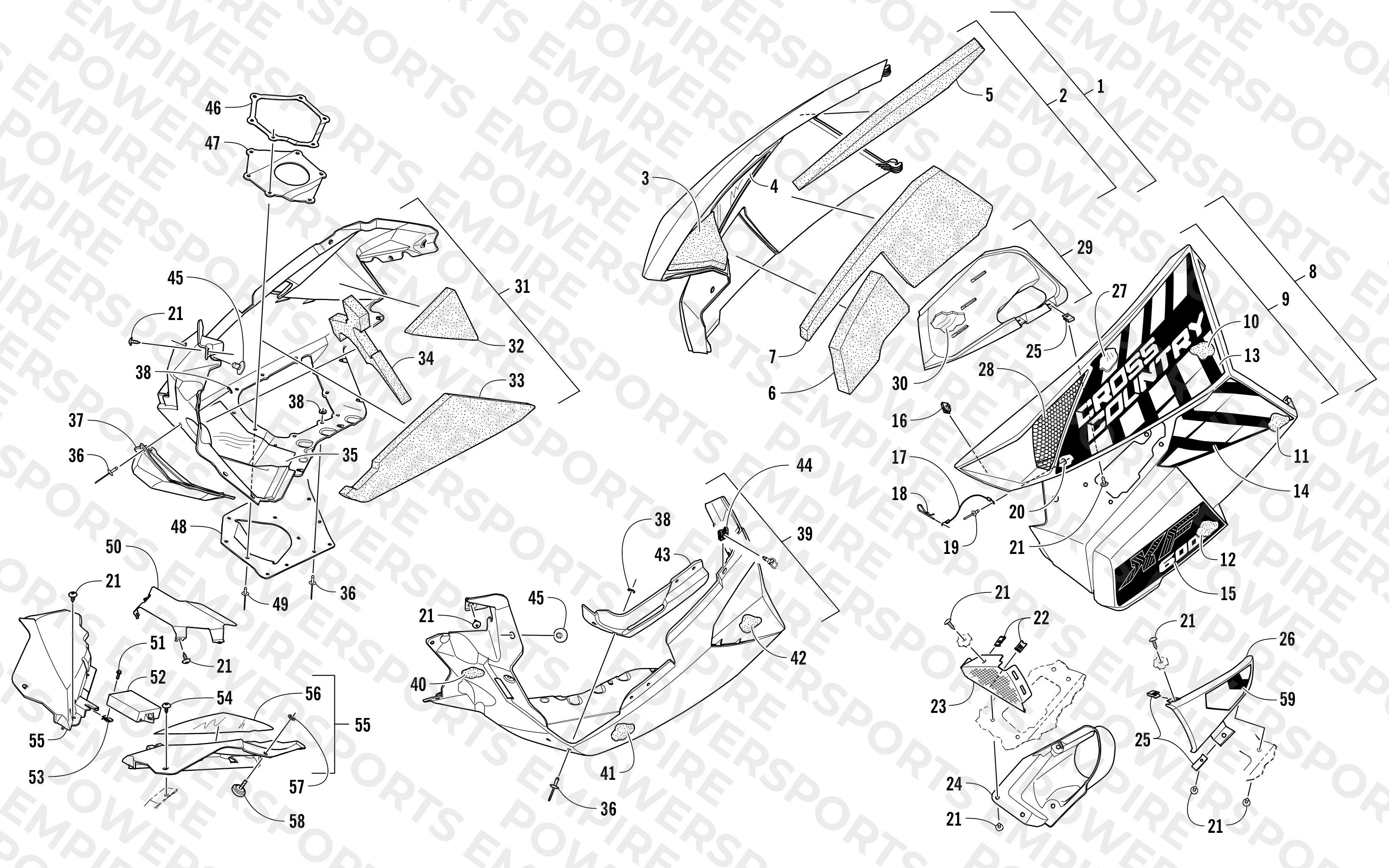 SKID PLATE AND SIDE PANEL ASSEMBLY