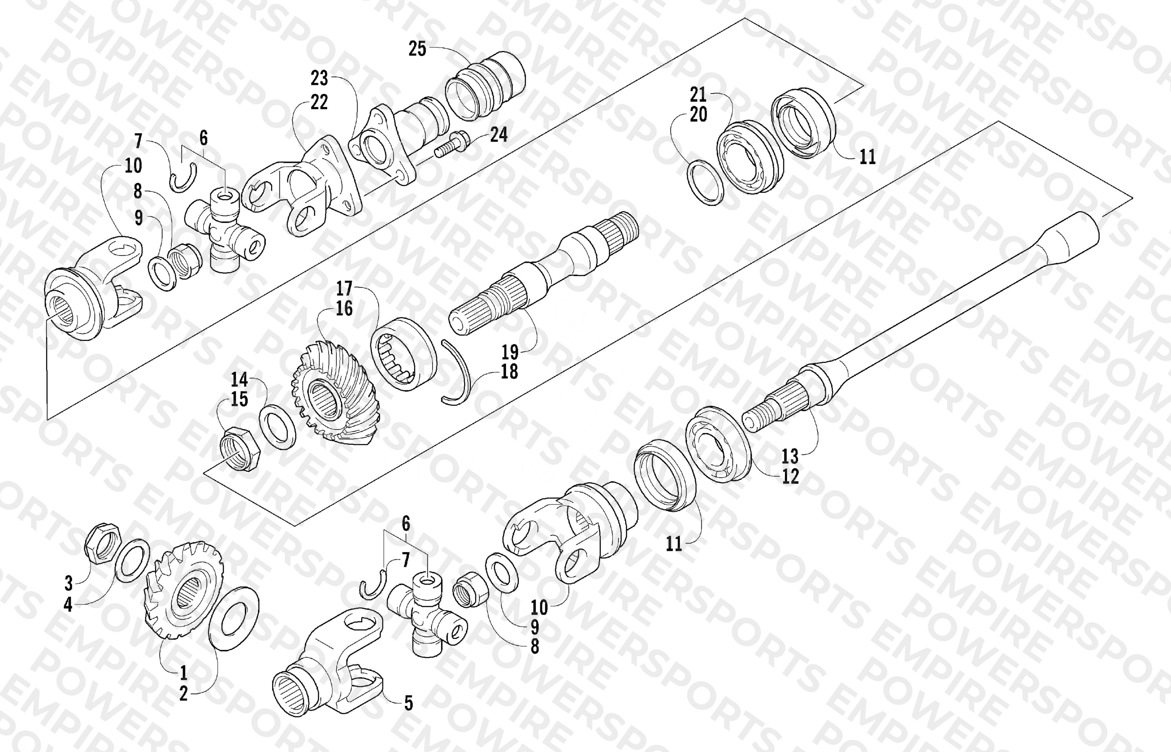 SECONDARY DRIVE ASSEMBLY