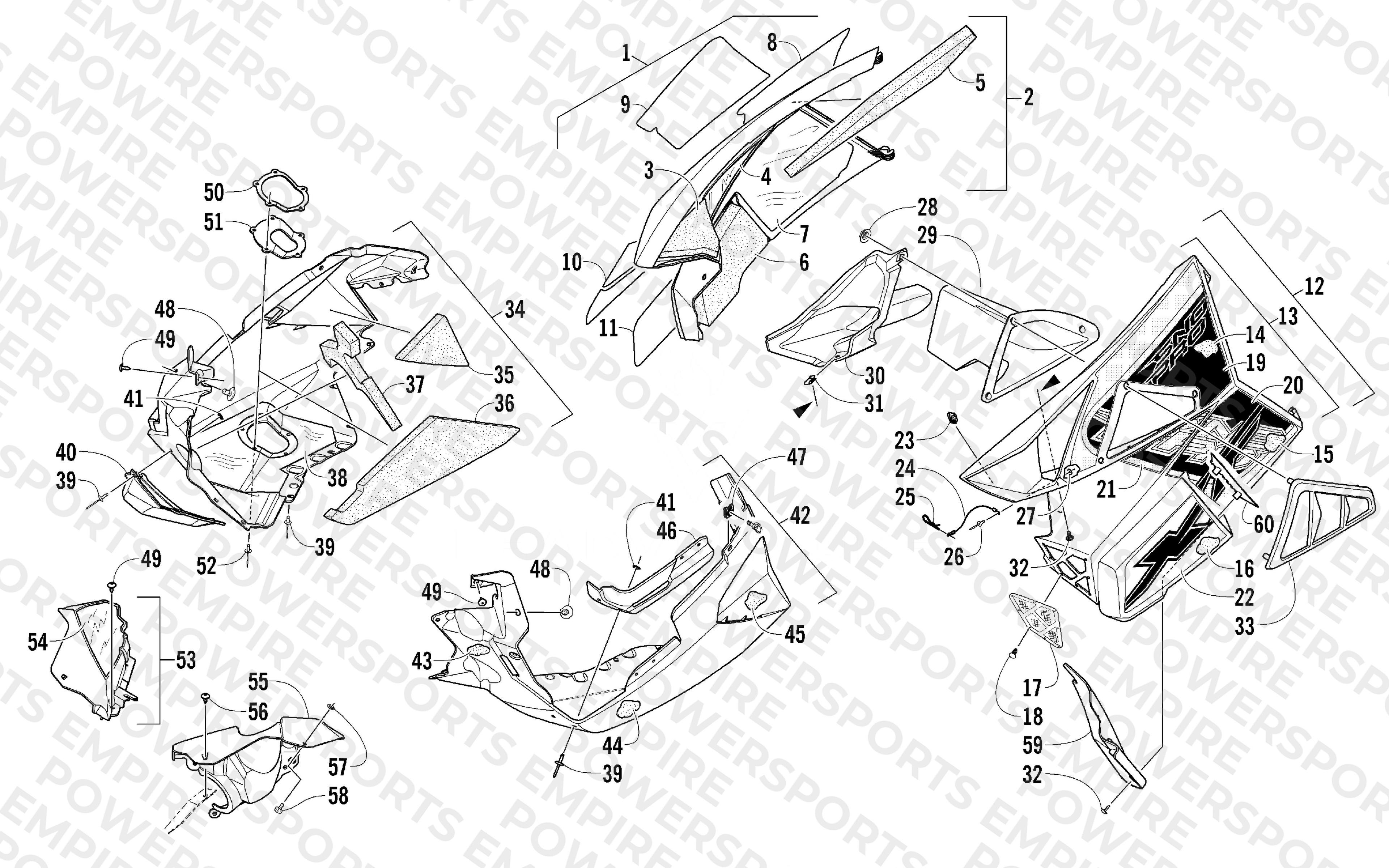 SKID PLATE AND SIDE PANEL ASSEMBLY