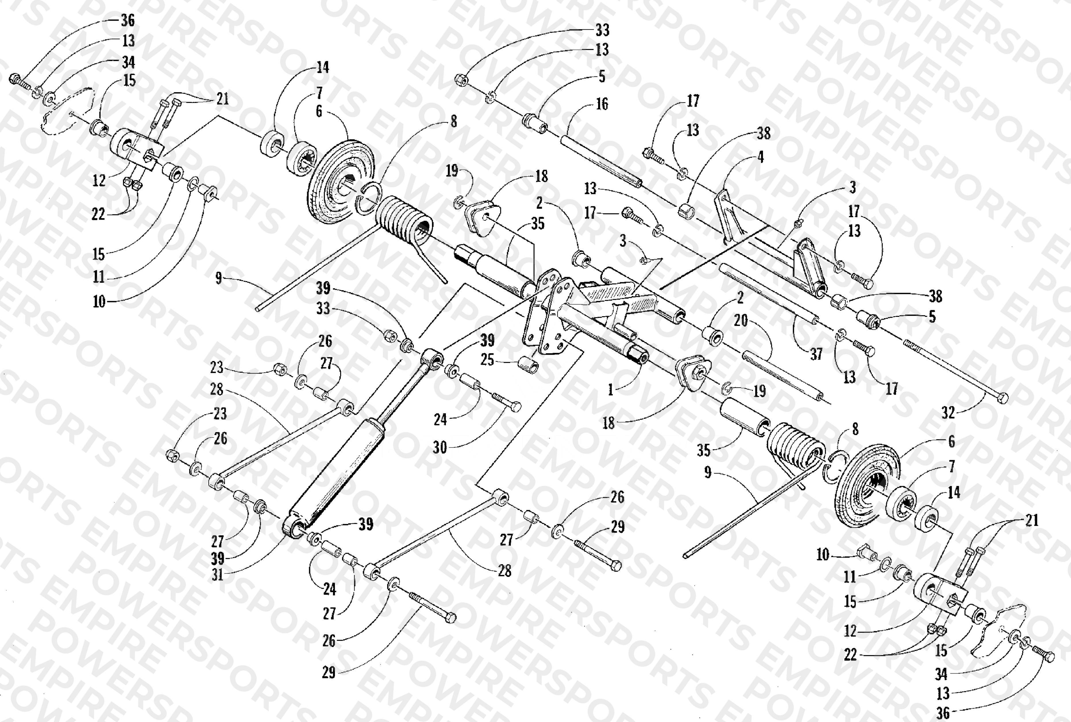 REAR SUSPENSION REAR ARM ASSEMBLY