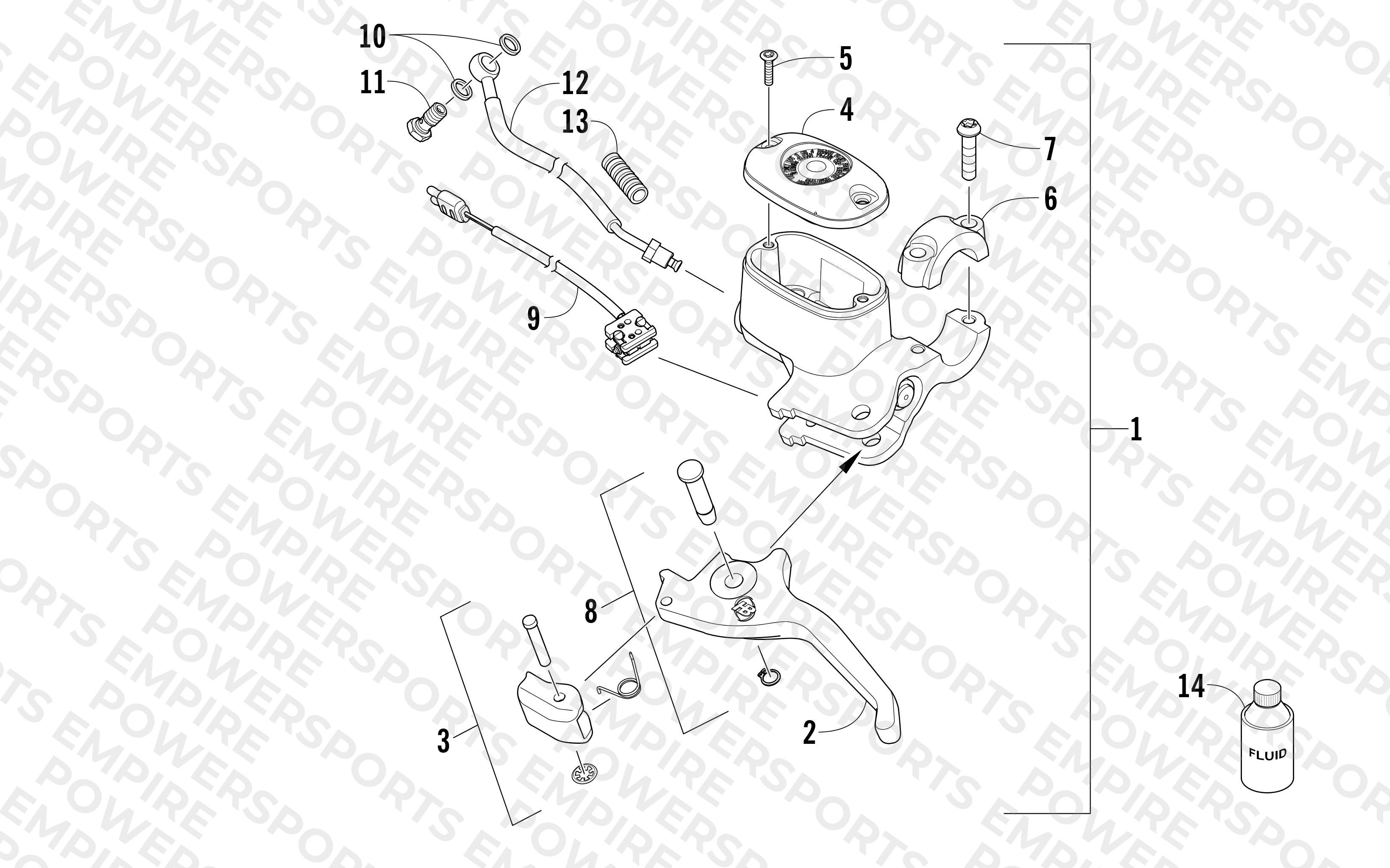 HYDRAULIC BRAKE CONTROL ASSEMBLY