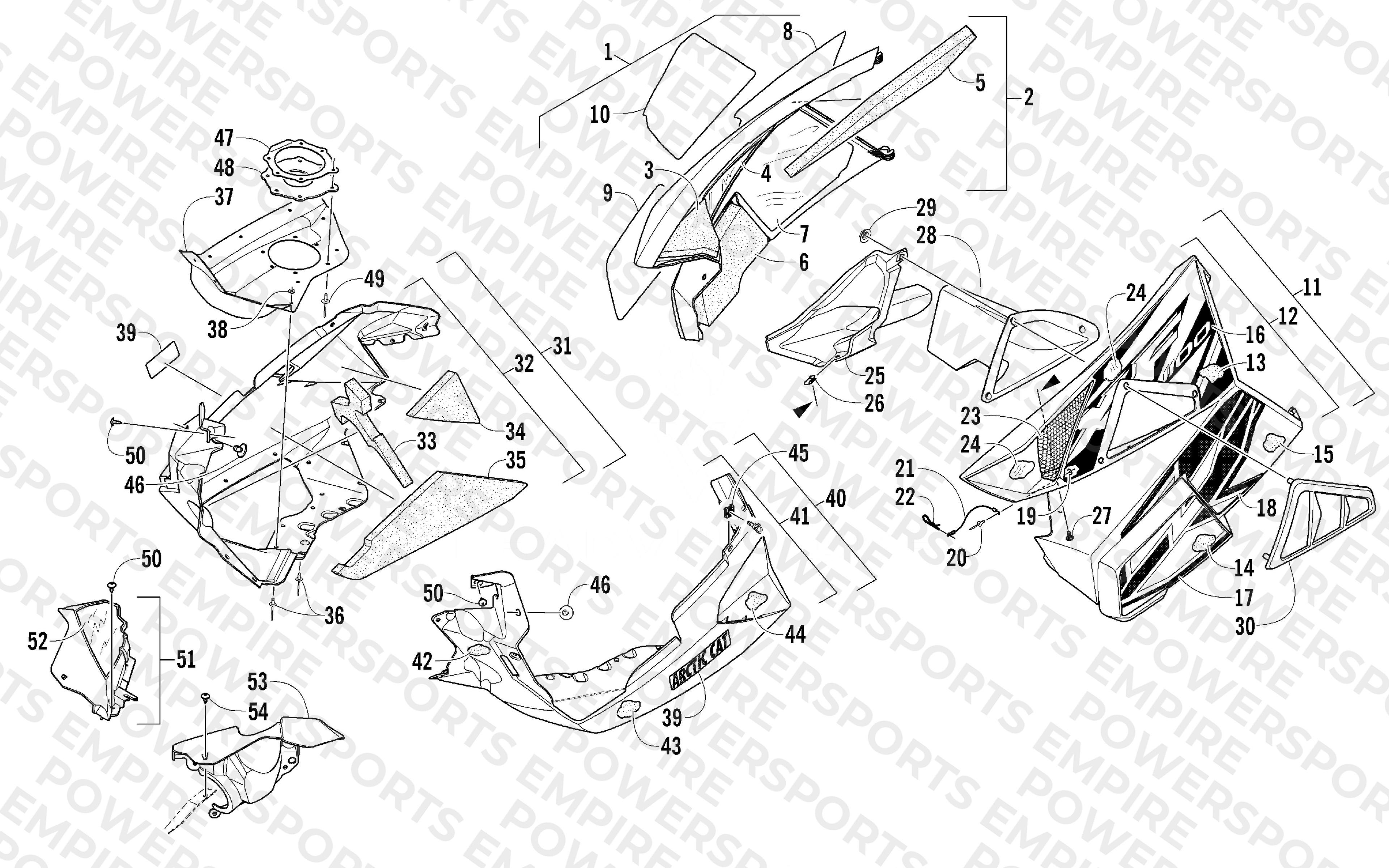 SKID PLATE AND SIDE PANEL ASSEMBLY
