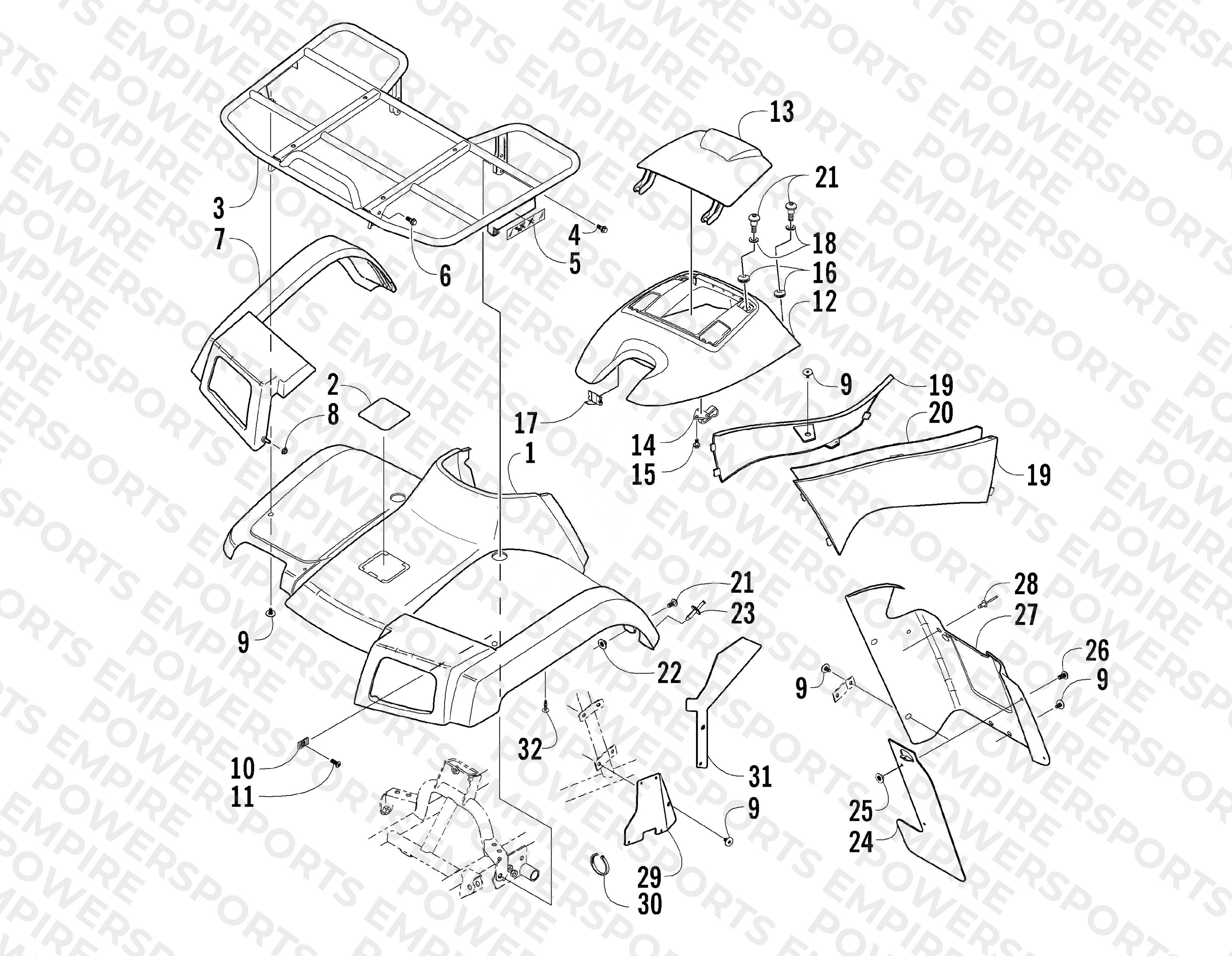 FRONT BODY PANEL ASSEMBLY