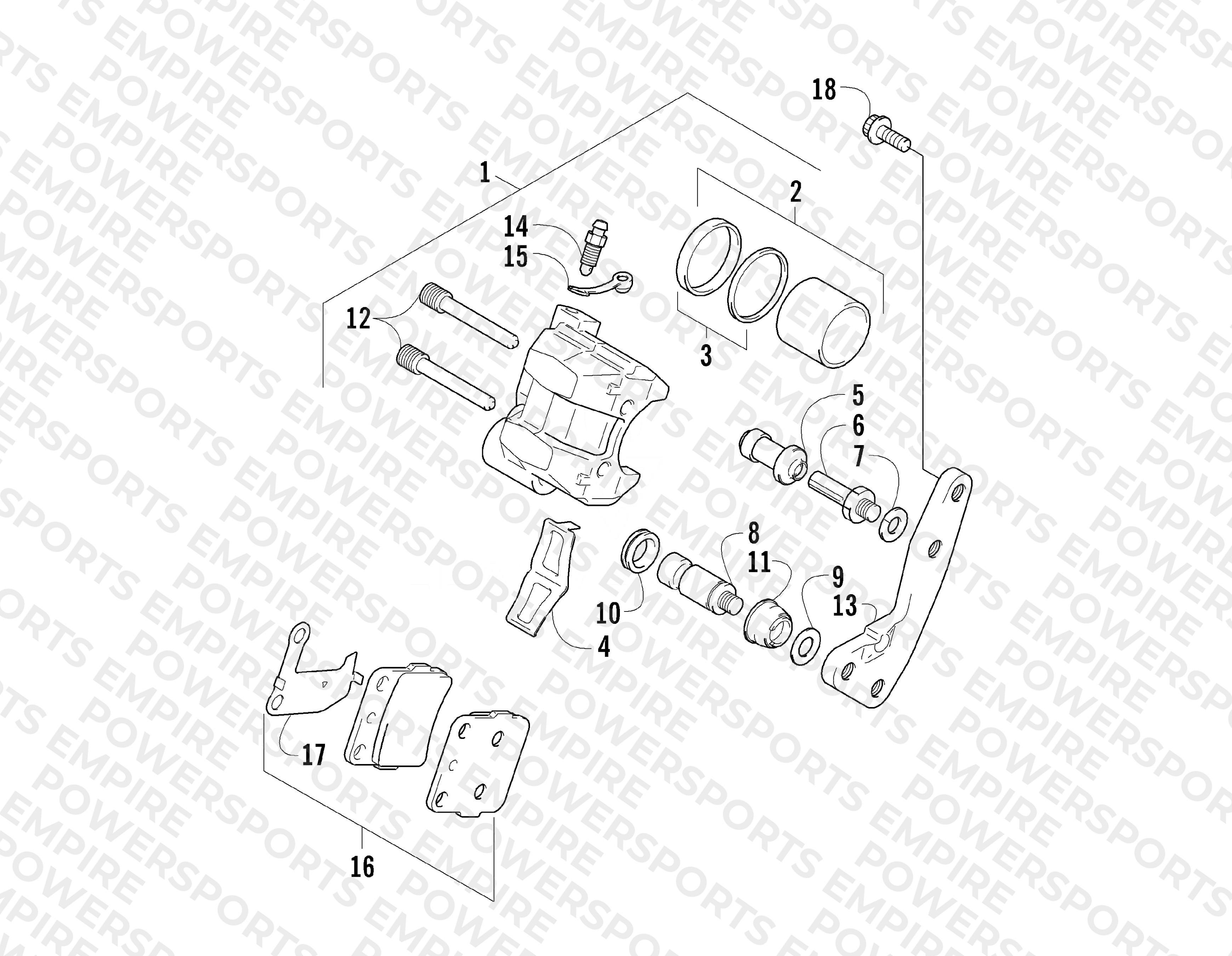 FRONT BRAKE ASSEMBLY