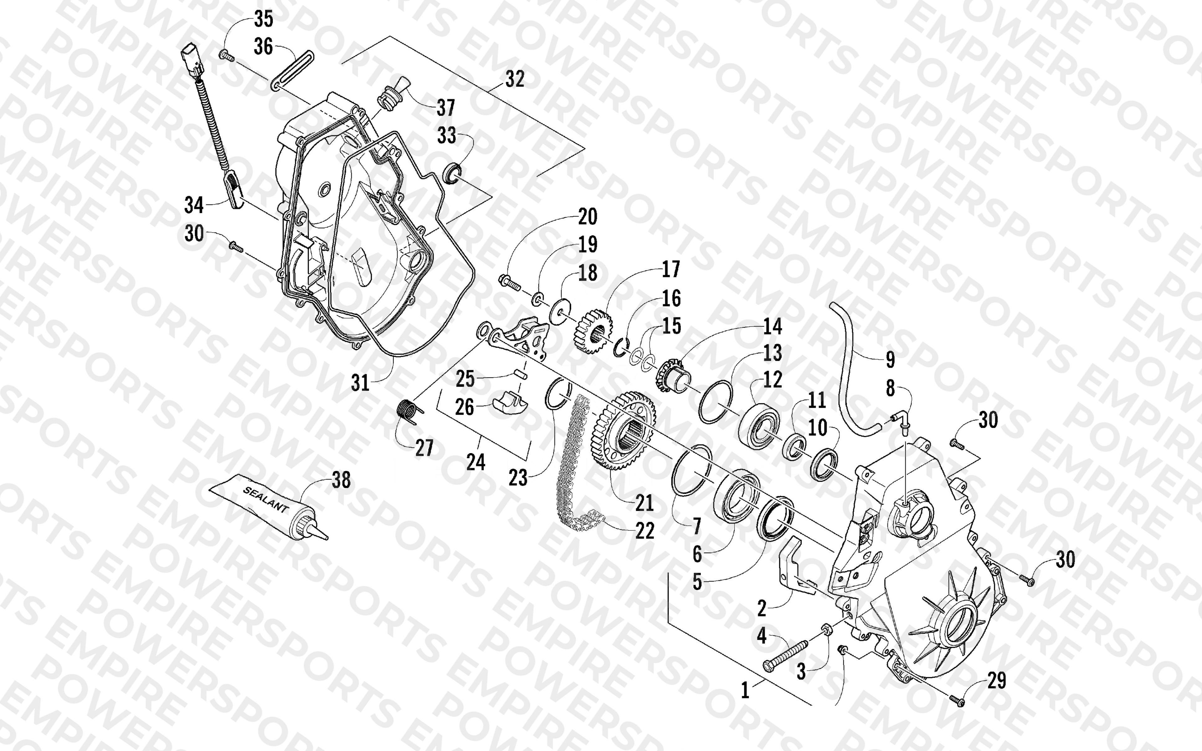 CHAIN CASE ASSEMBLY