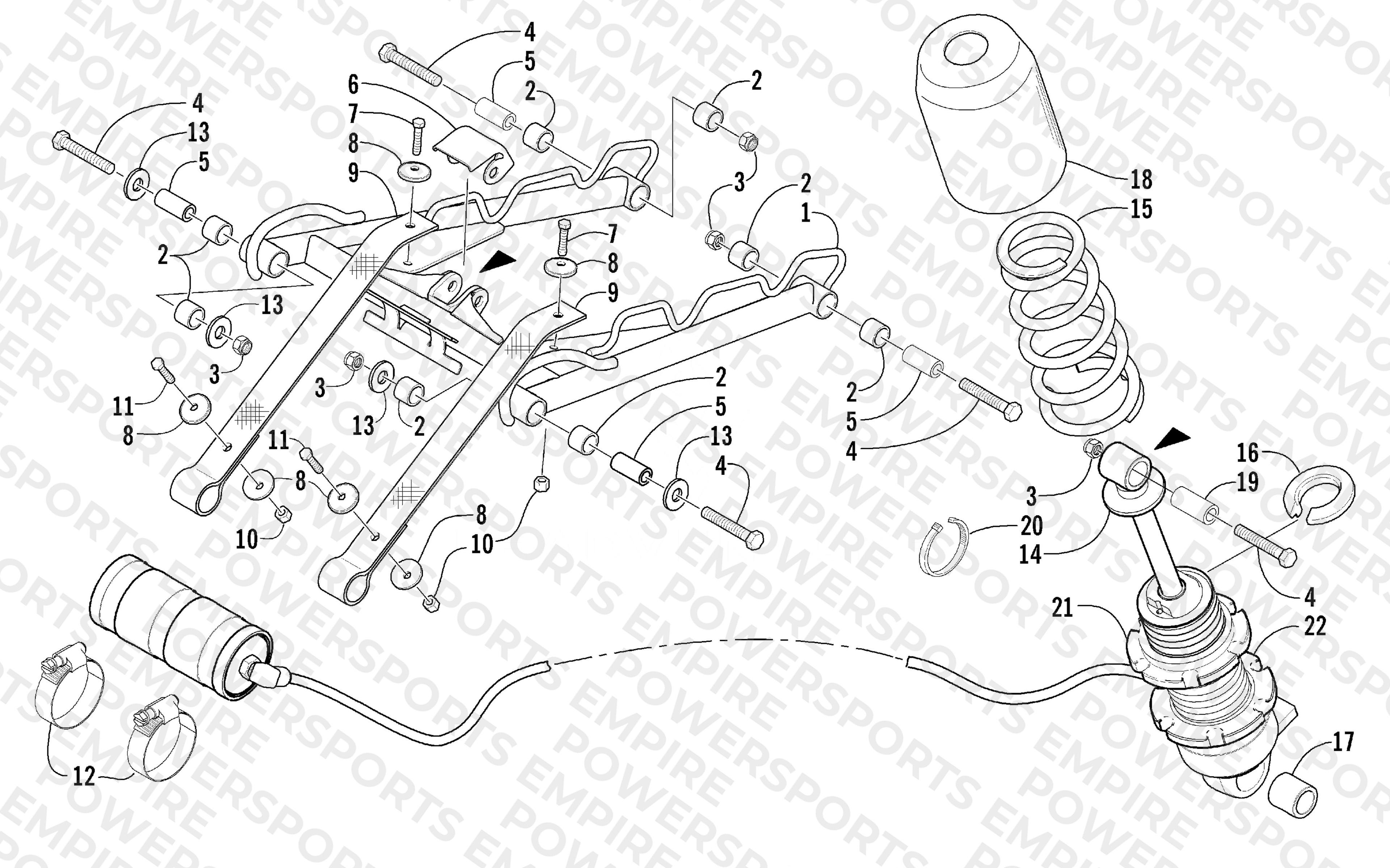 REAR SUSPENSION FRONT ARM ASSEMBLY