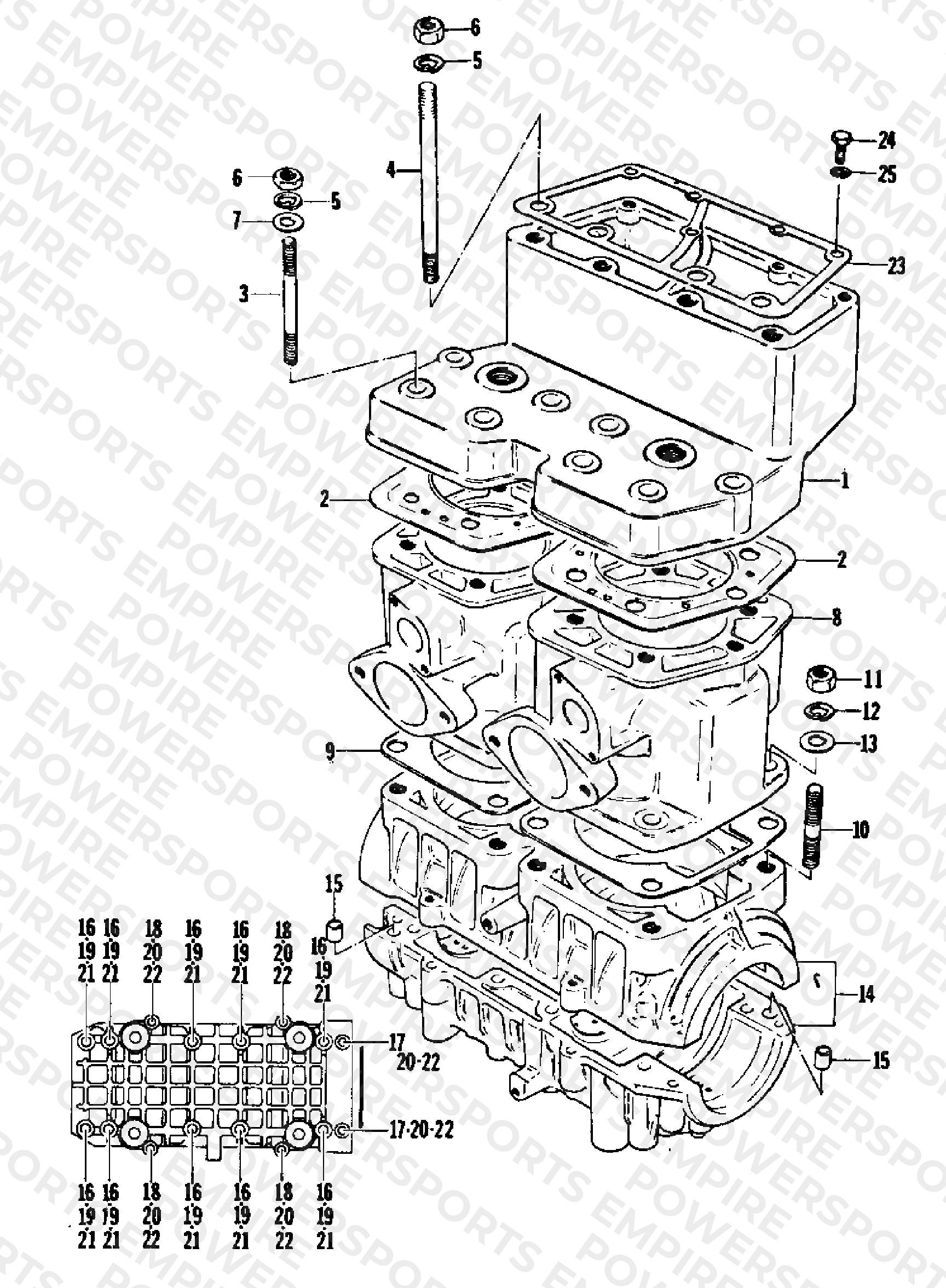 CRANKCASE AND CYLINDER