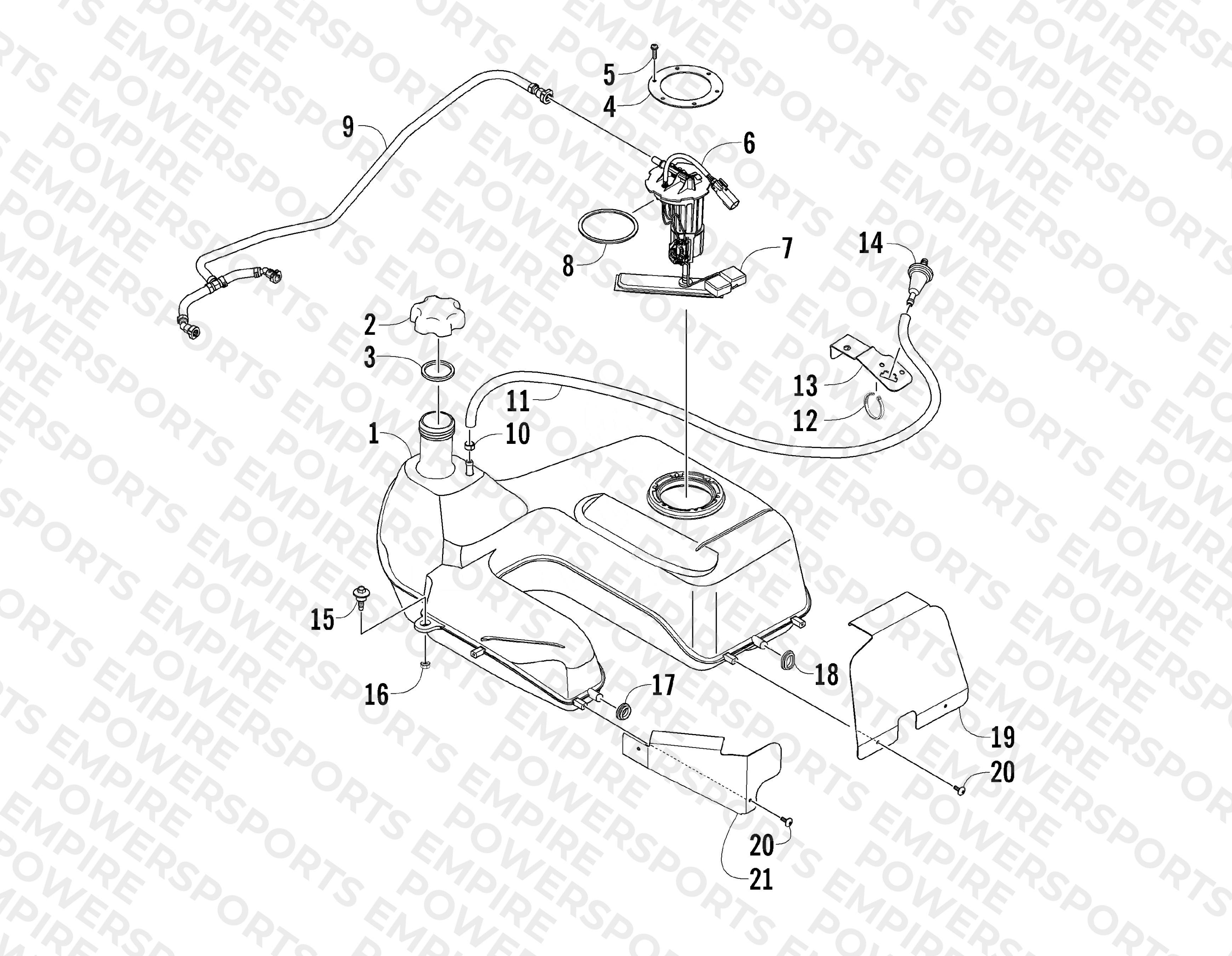 GAS TANK ASSEMBLY