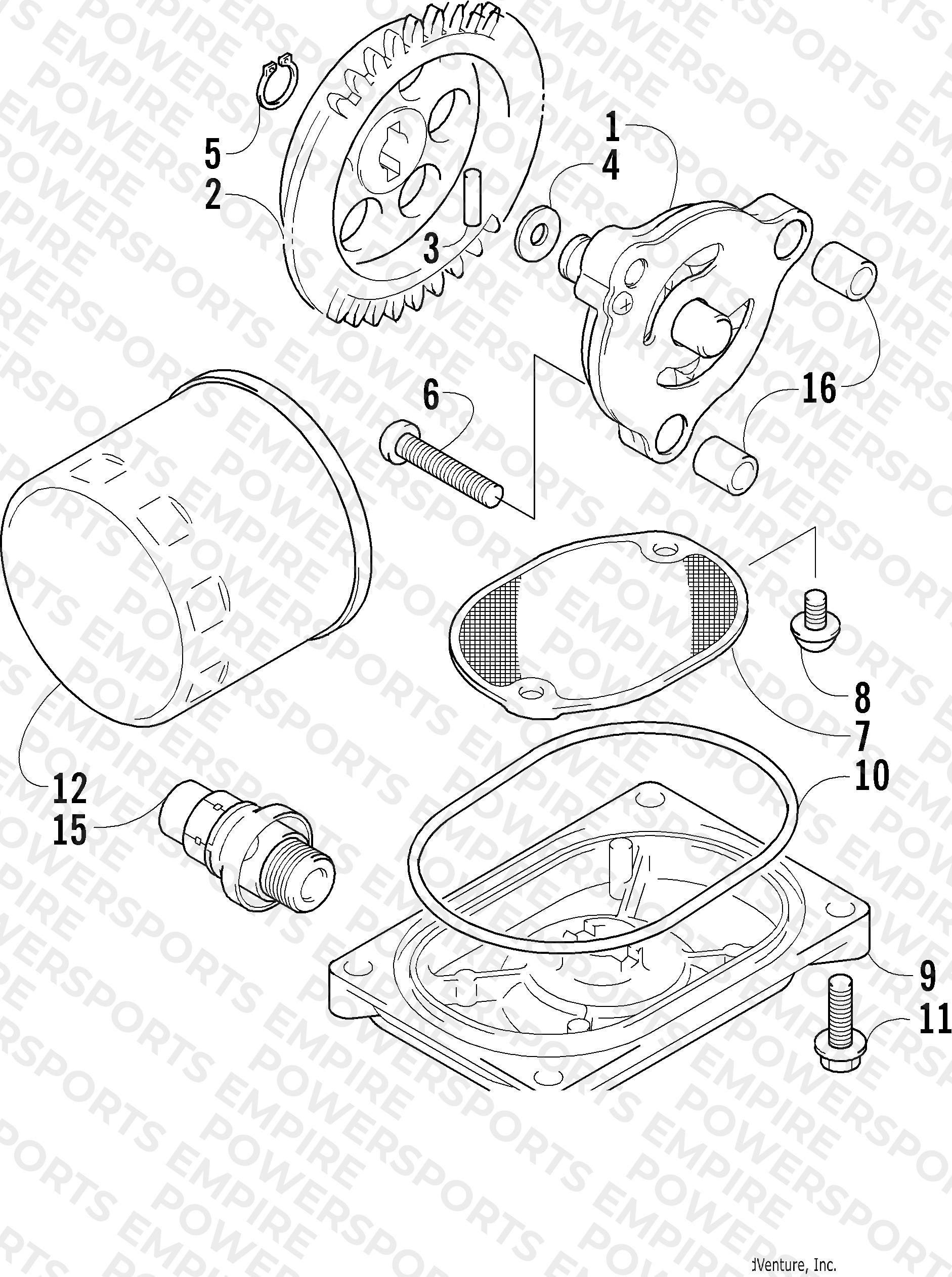 OIL FILTER/PUMP ASSEMBLY