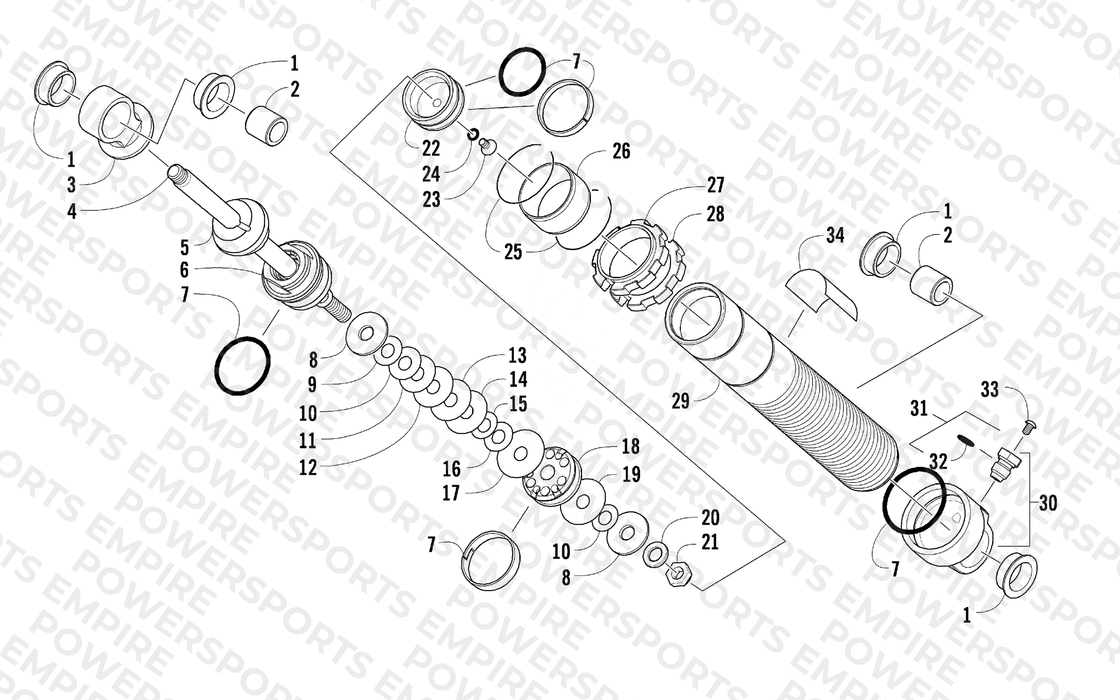 FRONT SUSPENSION SHOCK ABSORBER