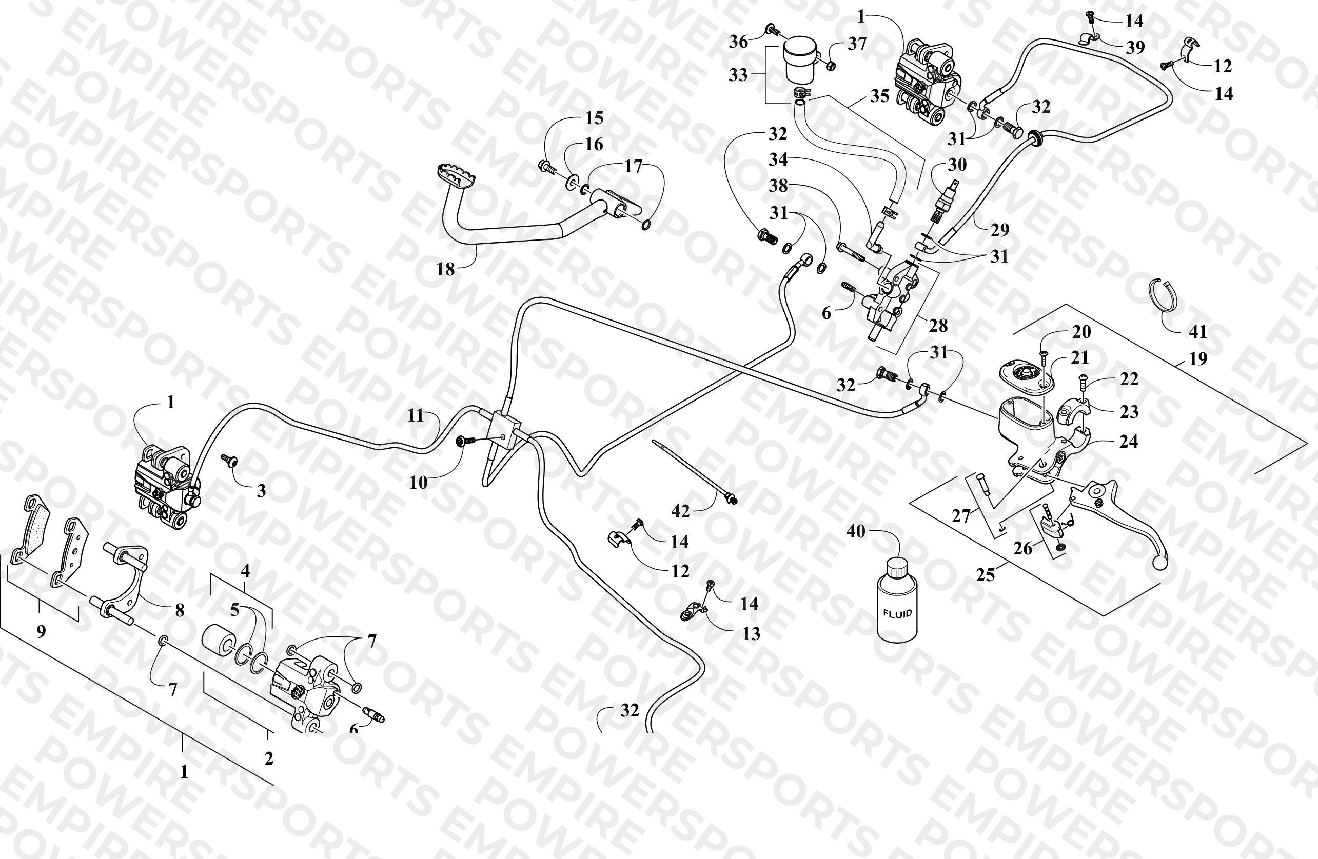 HYDRAULIC BRAKE ASSEMBLY