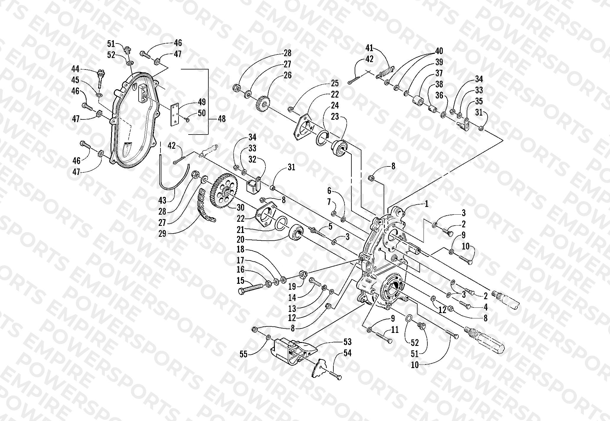 DRIVE/DROPCASE ASSEMBLY