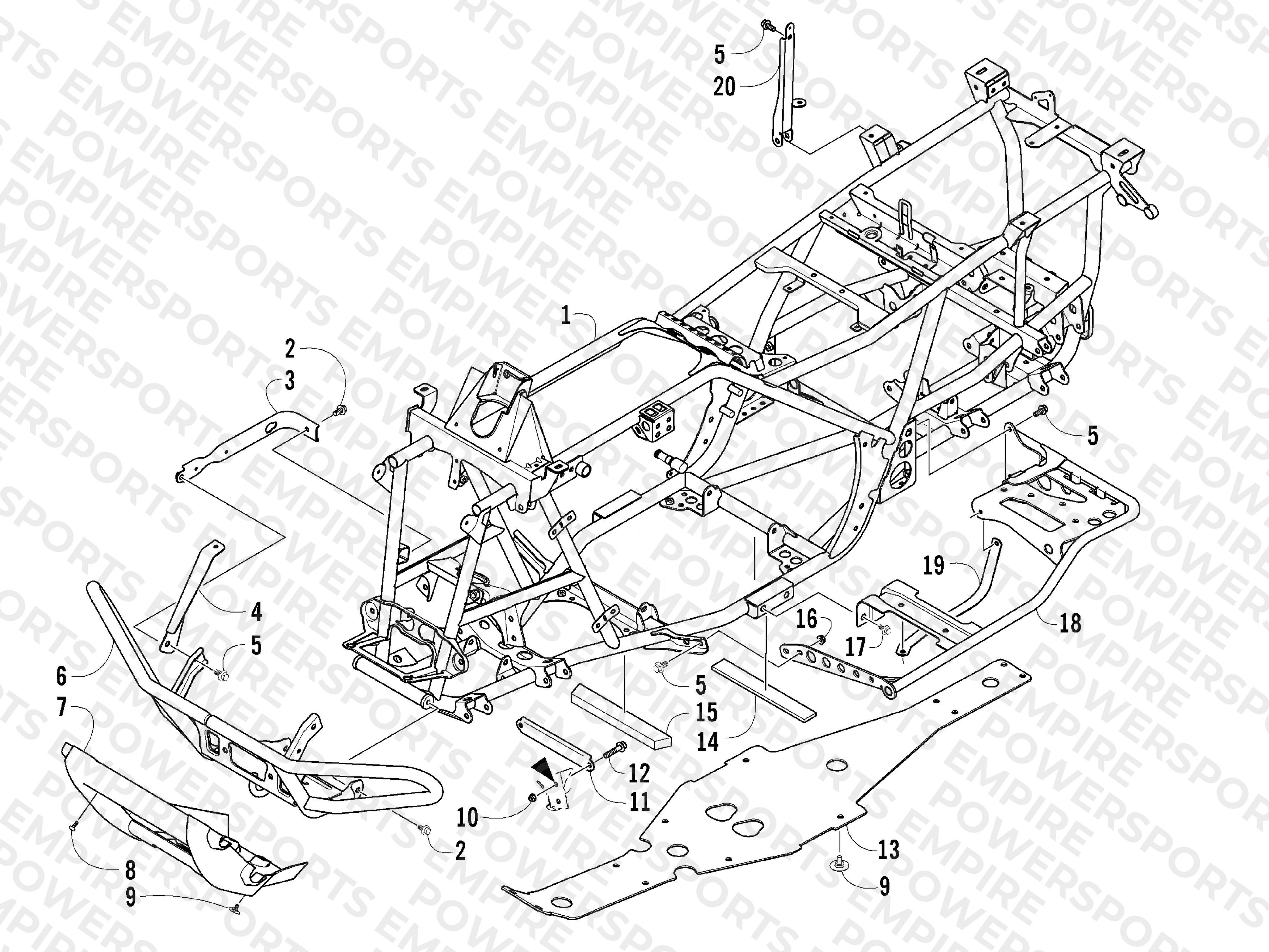 FRAME AND RELATED PARTS