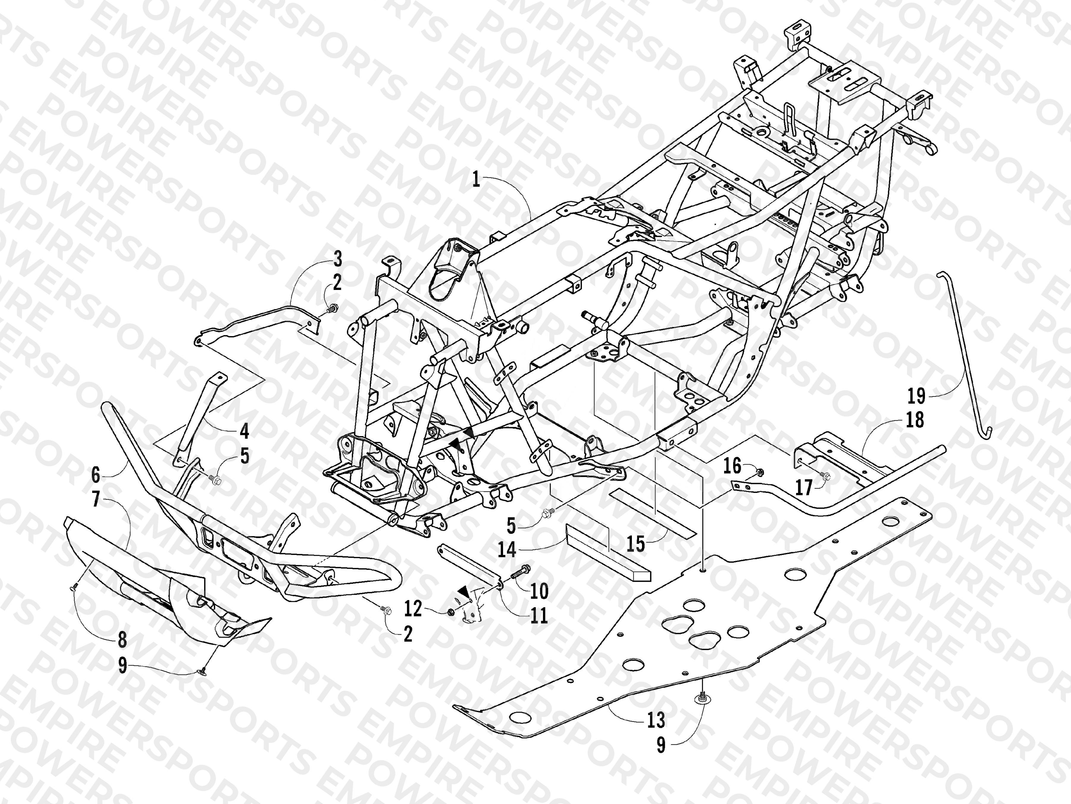 FRAME AND RELATED PARTS