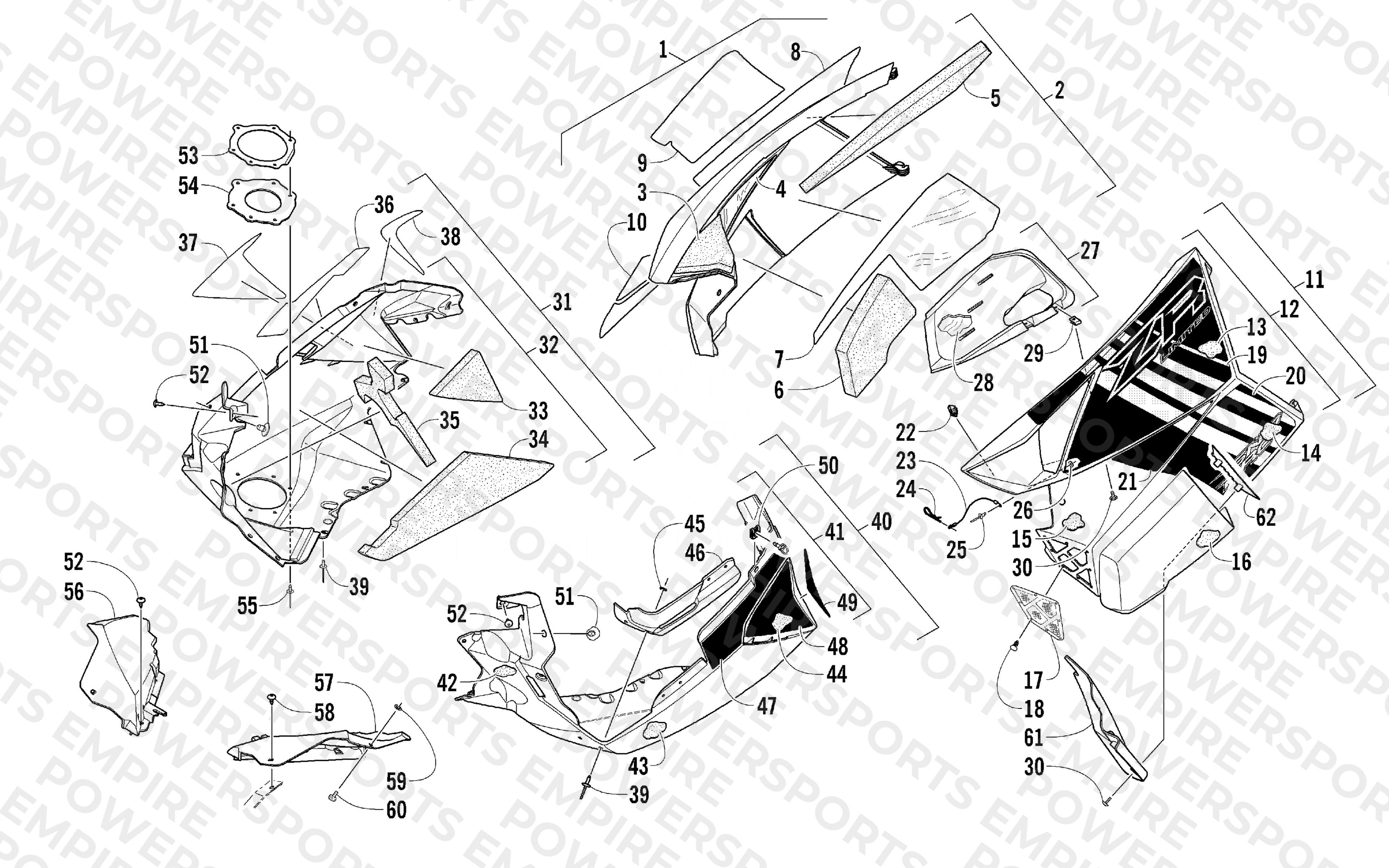 SKID PLATE AND SIDE PANEL ASSEMBLY