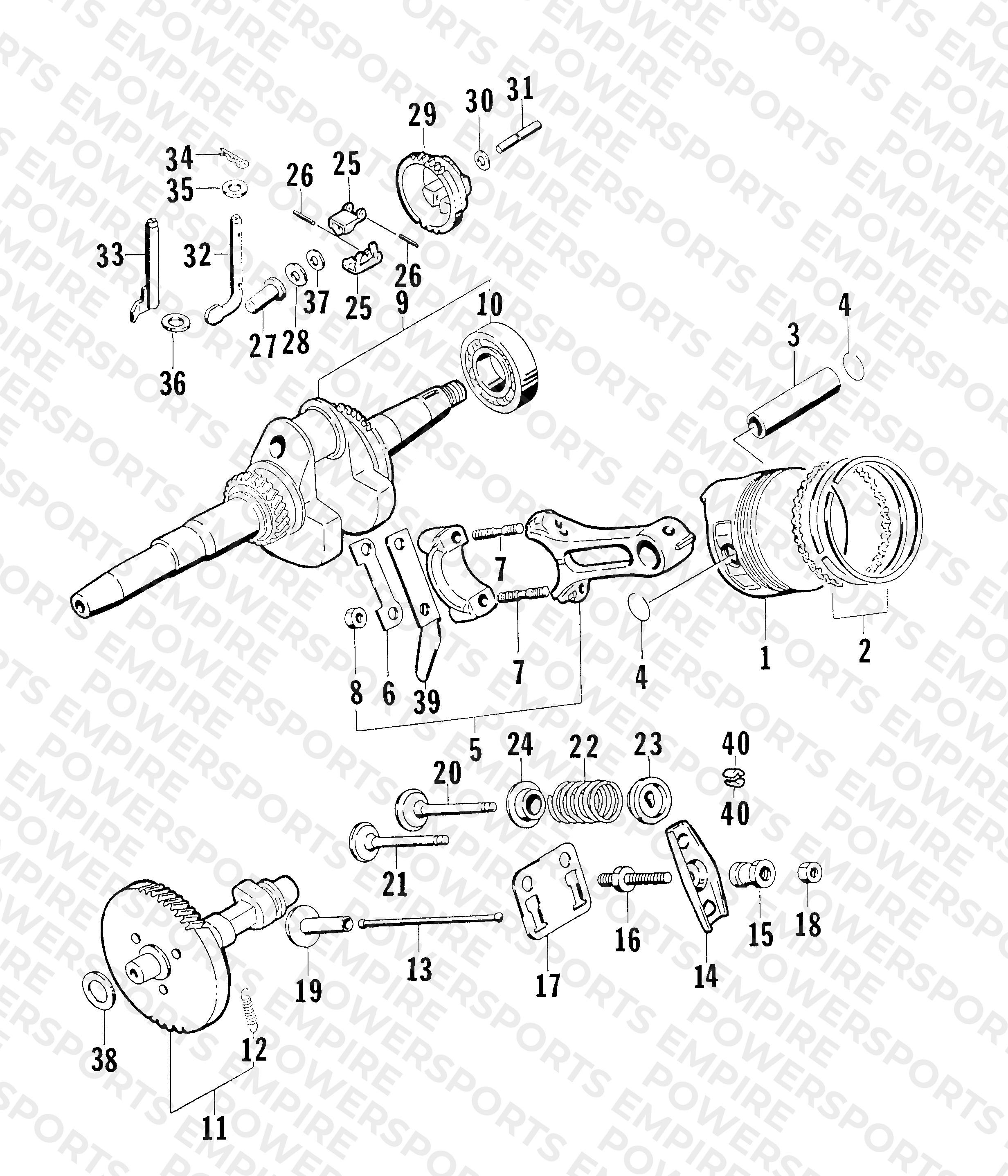 PISTON AND CRANKSHAFT