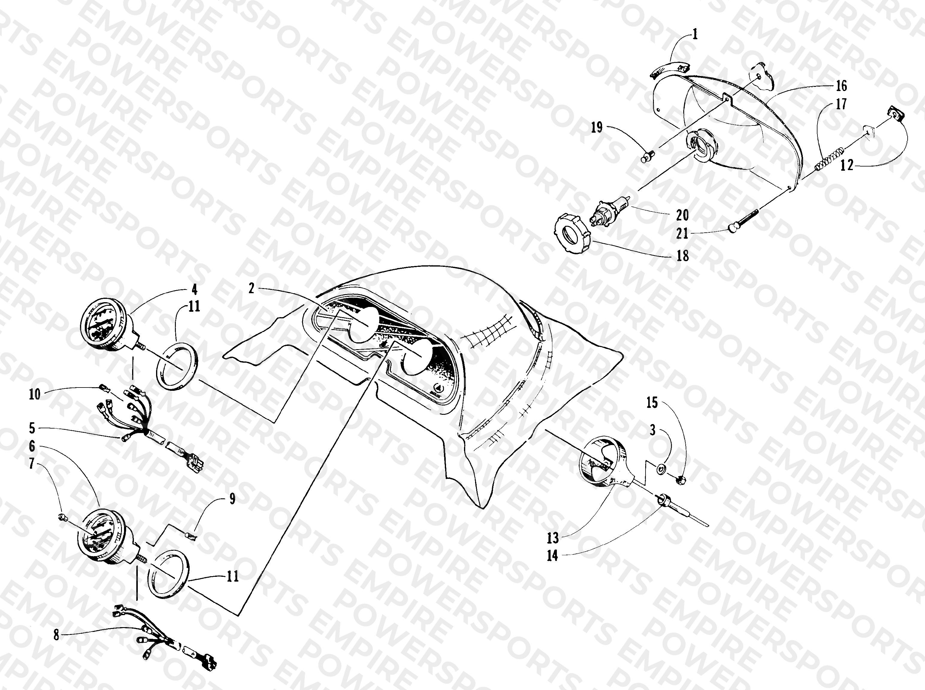 HEADLIGHT AND INSTRUMENT POD