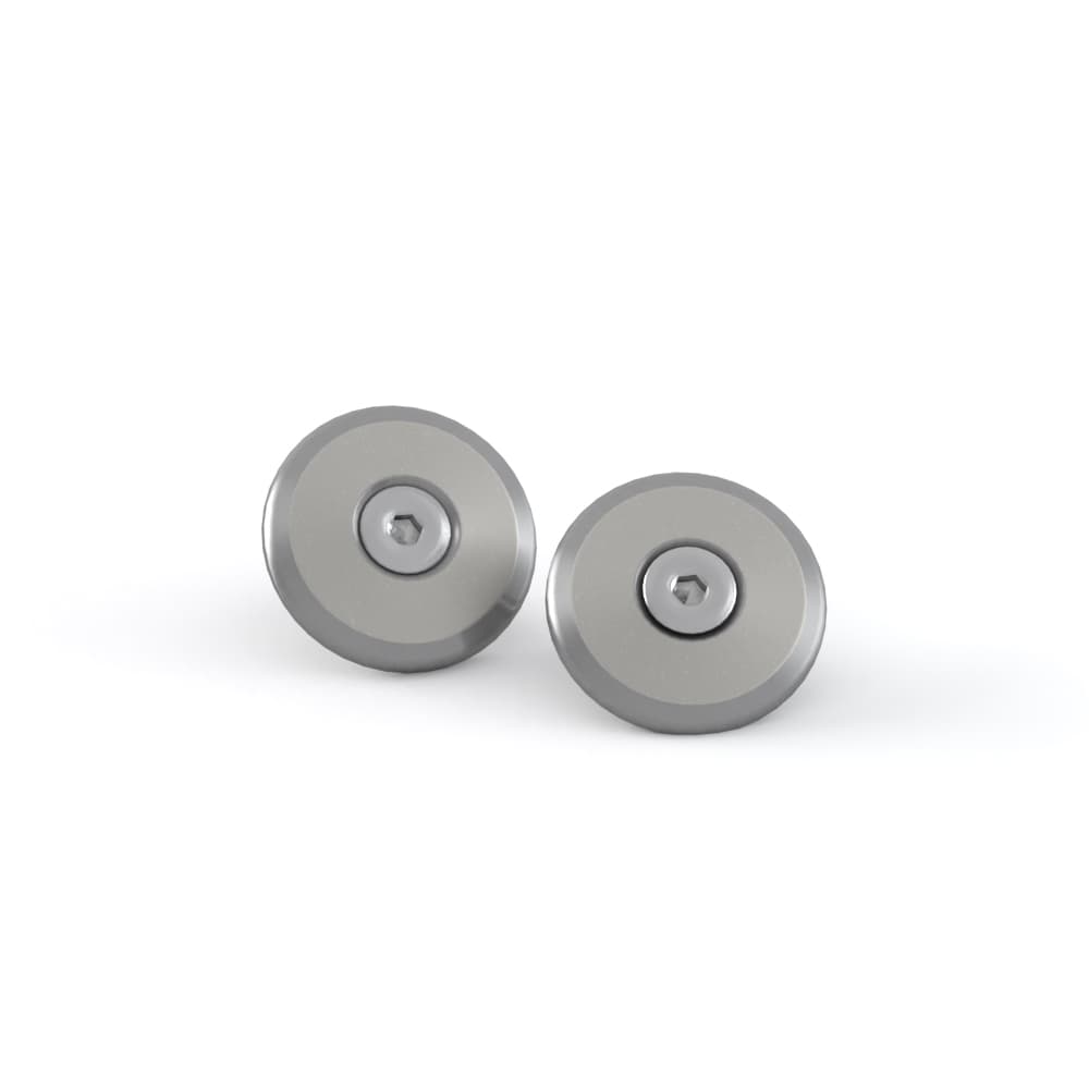 Bar End Finisher, Pair, Grey image 1