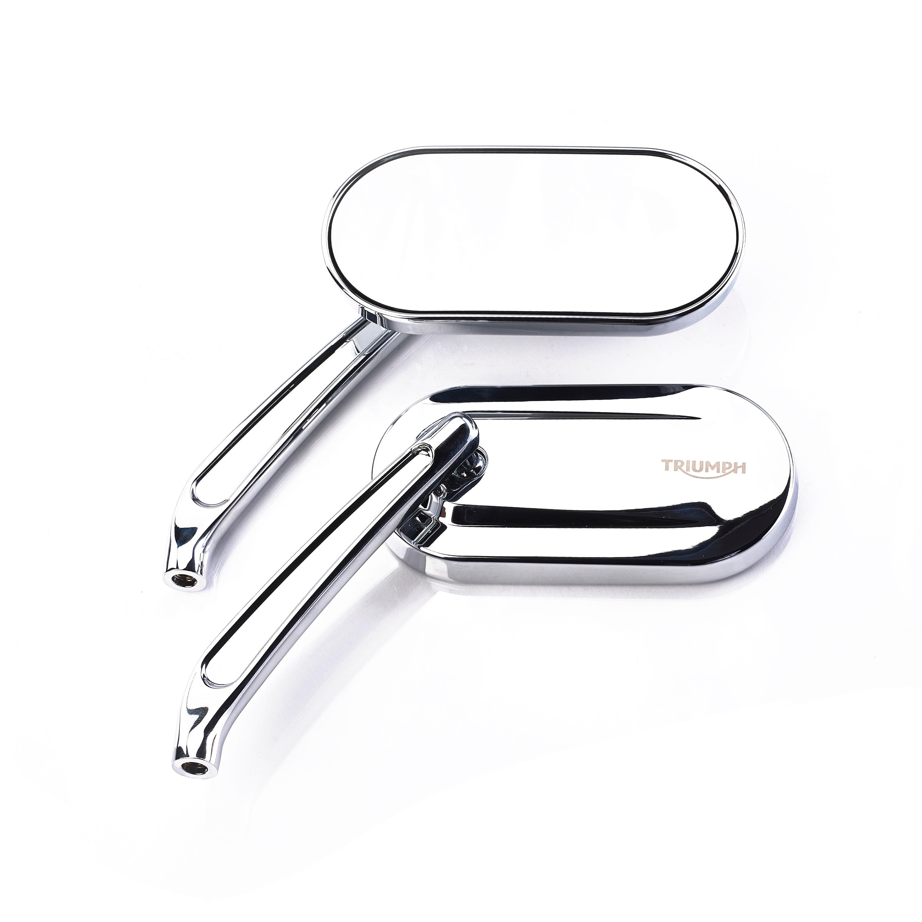 Oval Mirrors, Cast, Chrome image 1