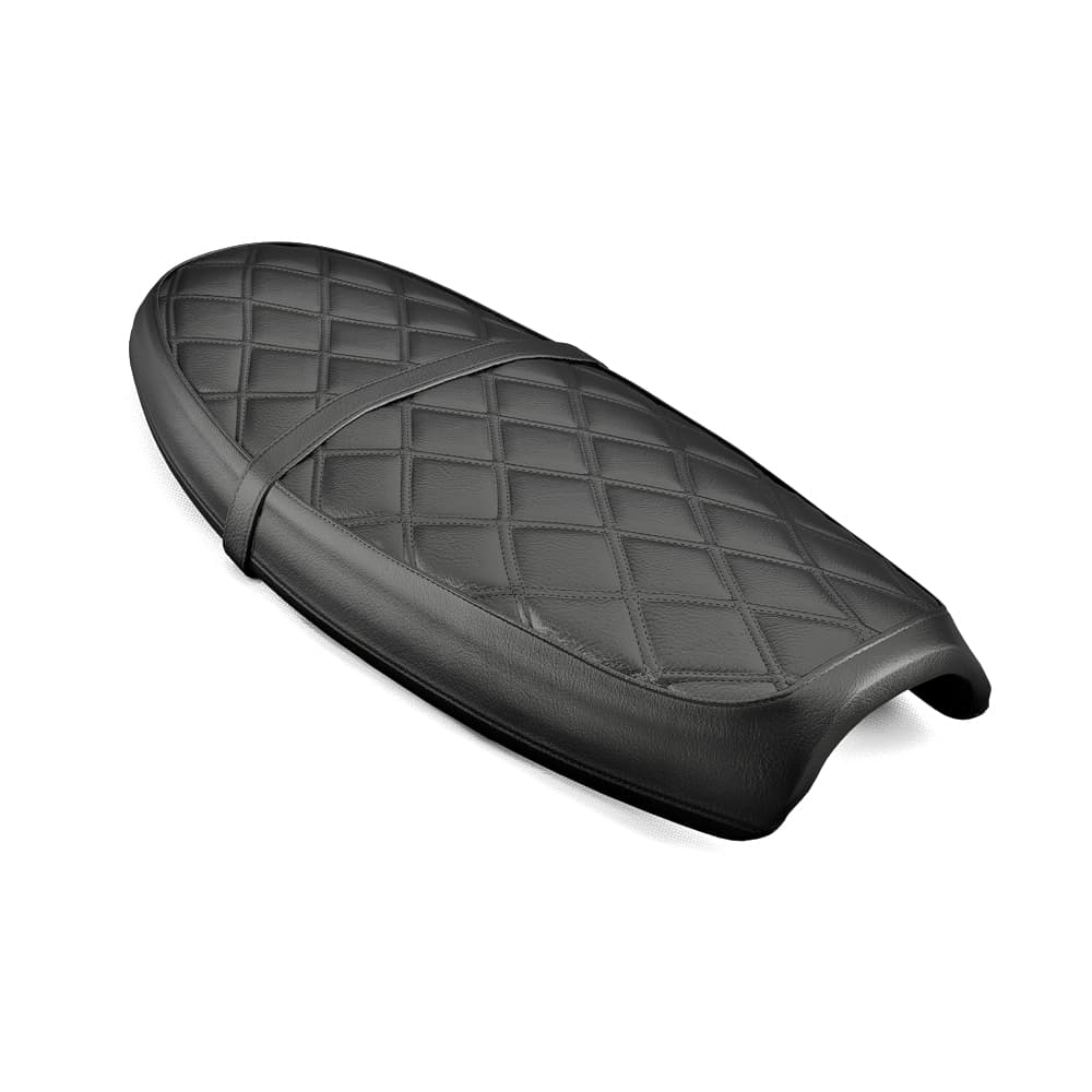 Bench Seat, Quilted, Black image 1